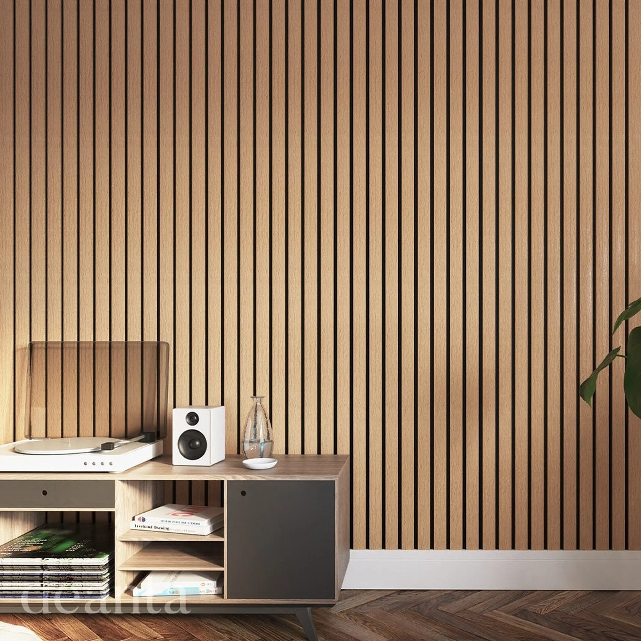 Acoustic Wall Panelling Oak Plus - Image 2