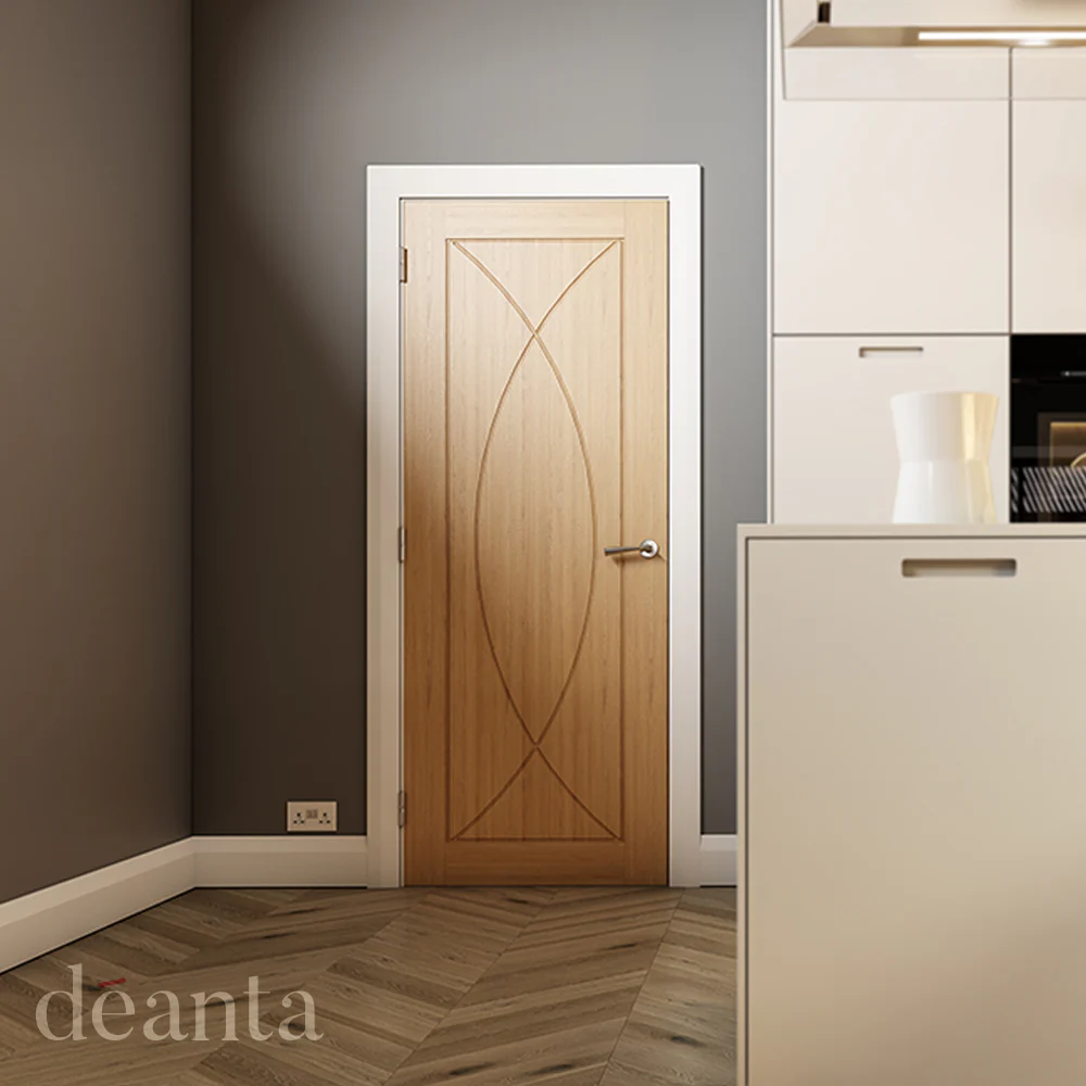 Amalfi Prefinished Oak Fire Door - Image 3