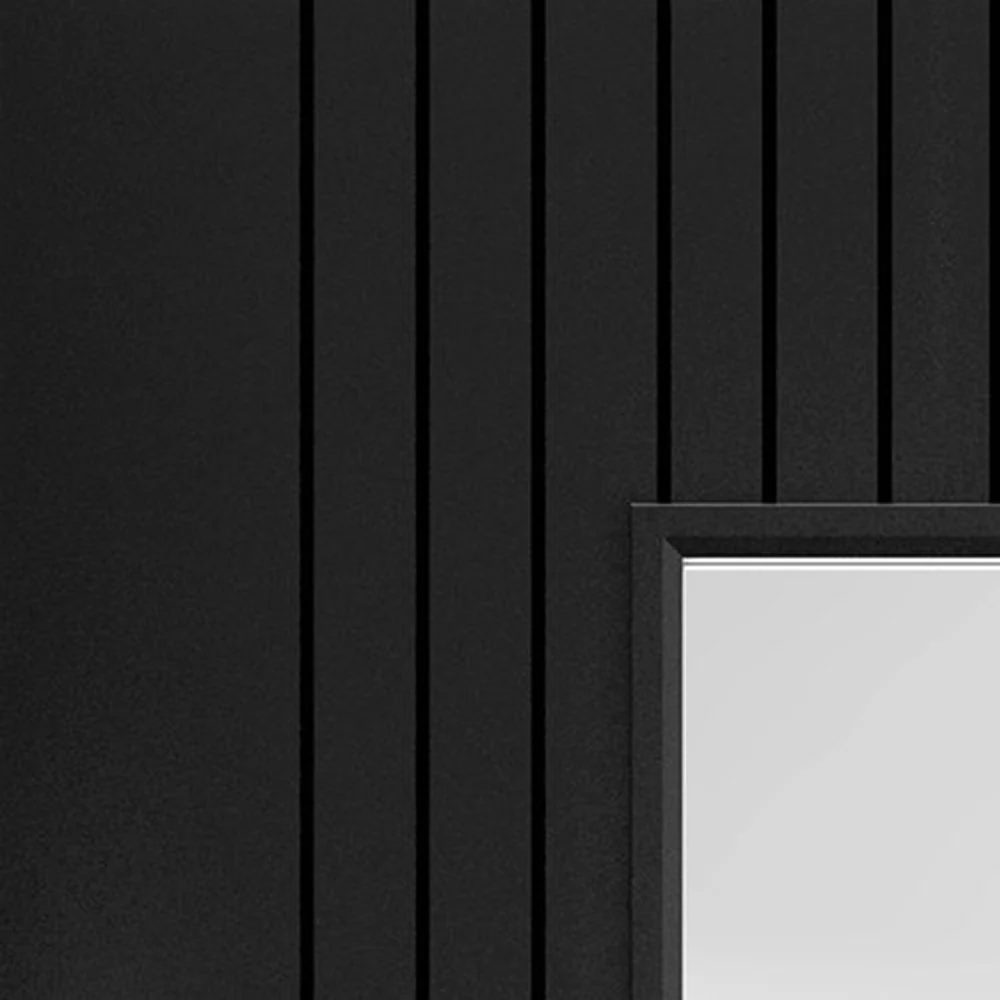 Aria Black Clear Glazed Laminated Internal Door - Image 3