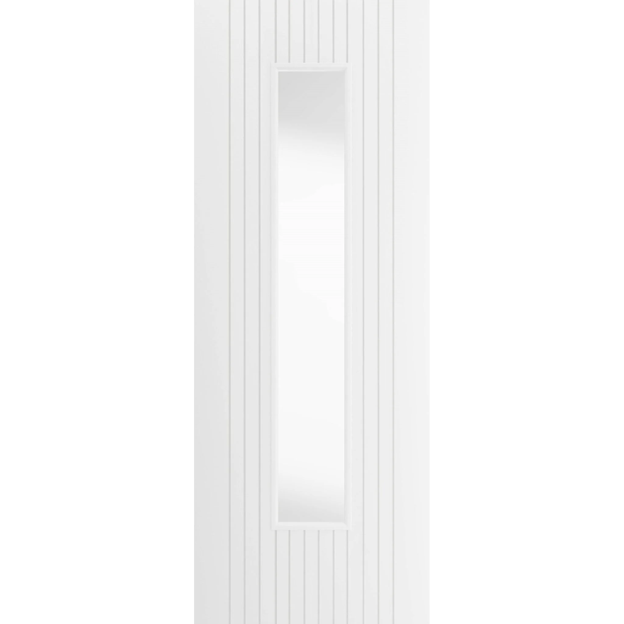Aria White Primed Clear Glazed Internal Door