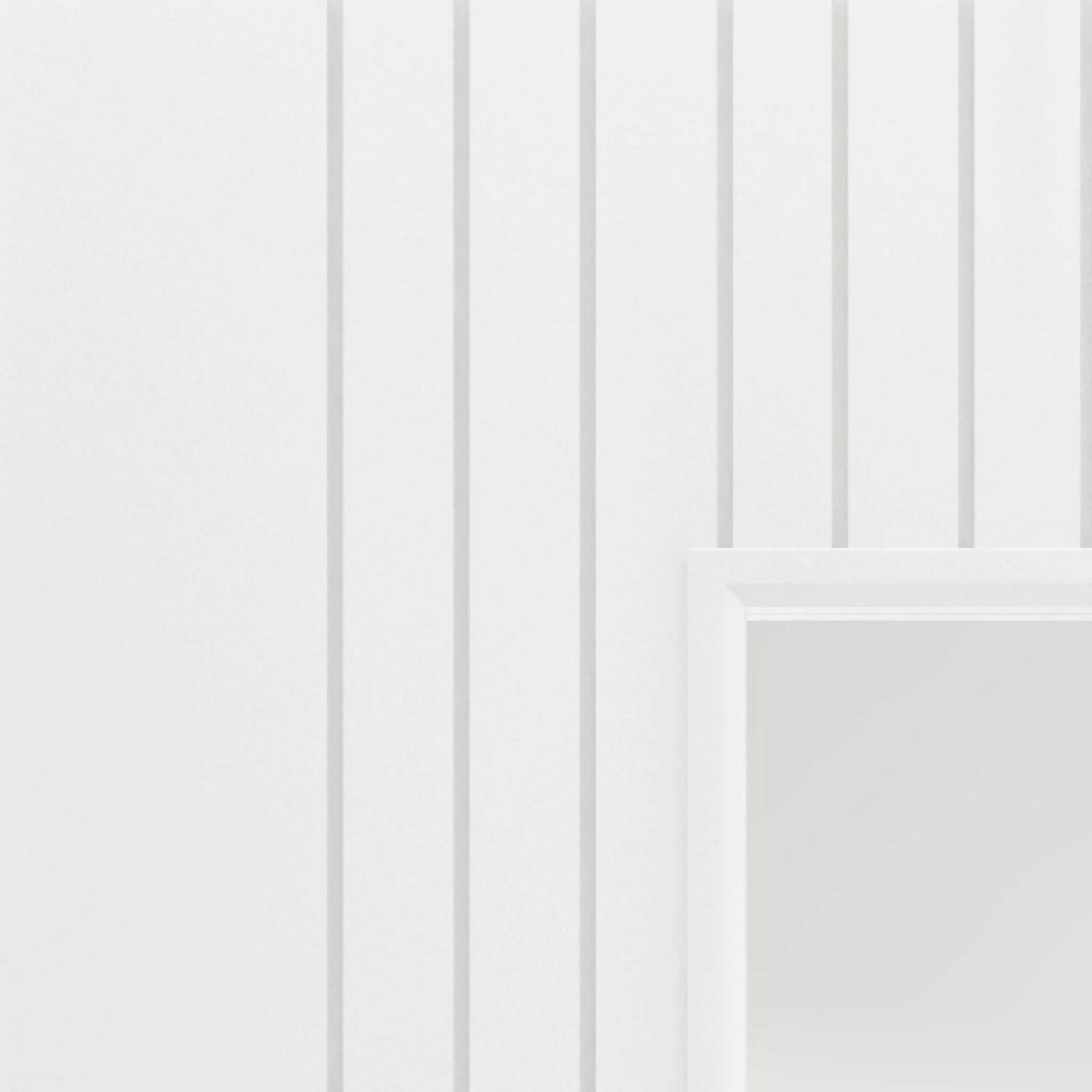 Aria White Primed Clear Glazed Internal Door - Image 3
