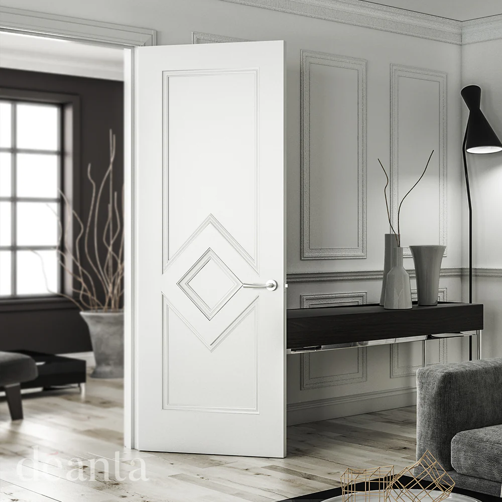 Ascot Internal White Primed Fire Door - Image 3