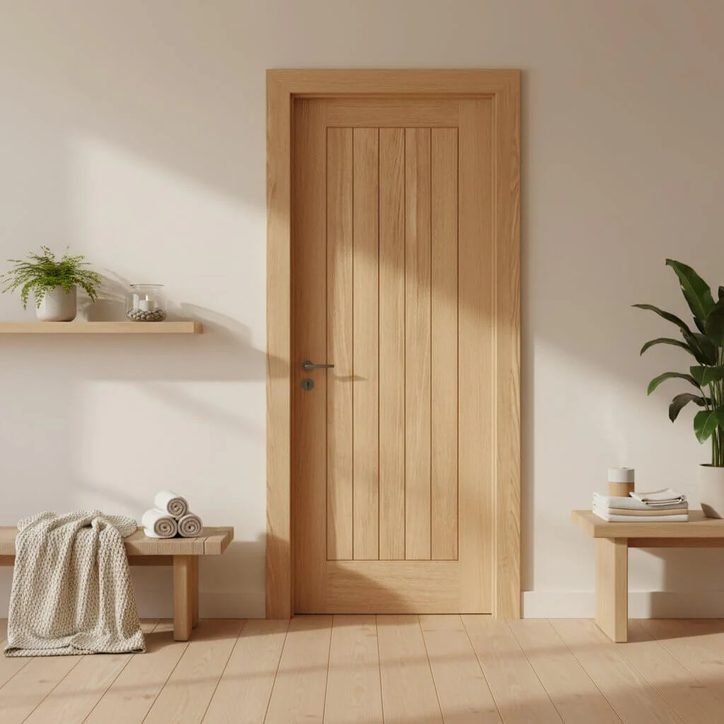 Belize Prefinished Oak FD30 Fire Internal Door - Image 2