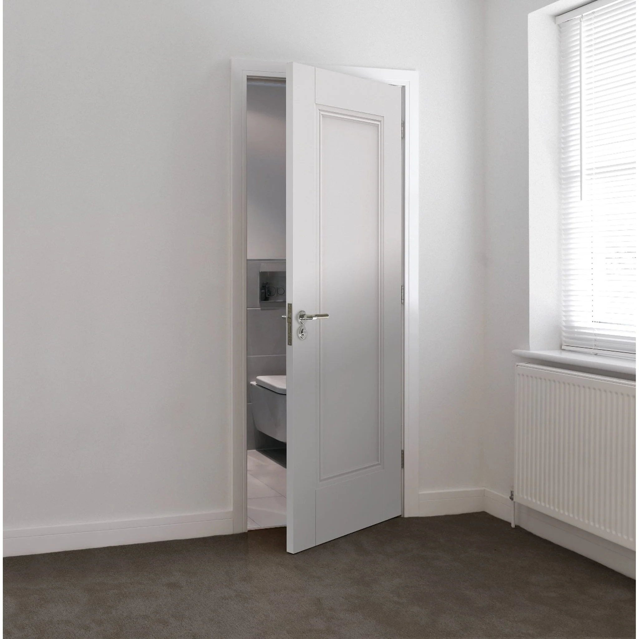 Belton White Primed Internal Door - Image 4