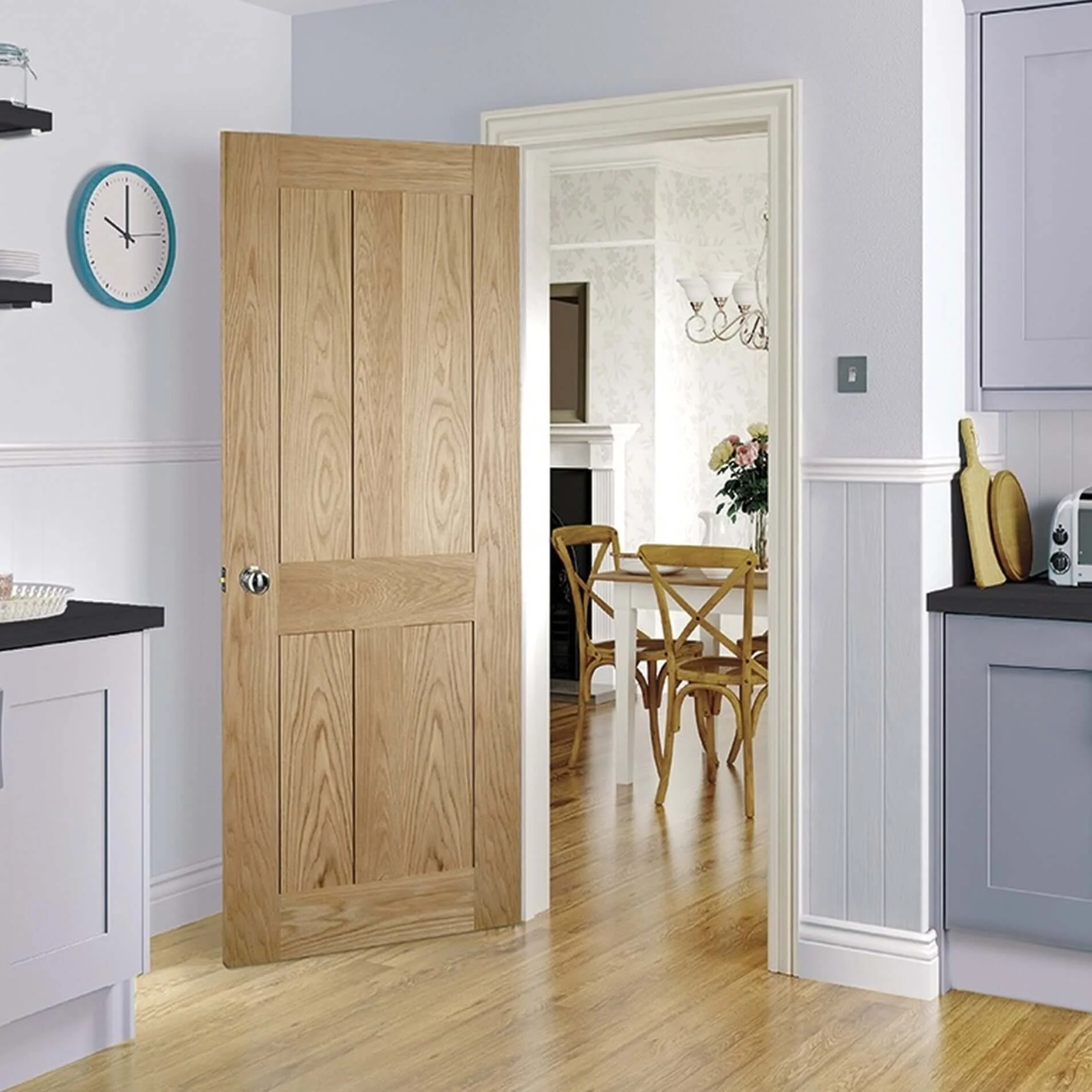 Bespoke Eton 4 Flat Panel Internal Door - Image 3