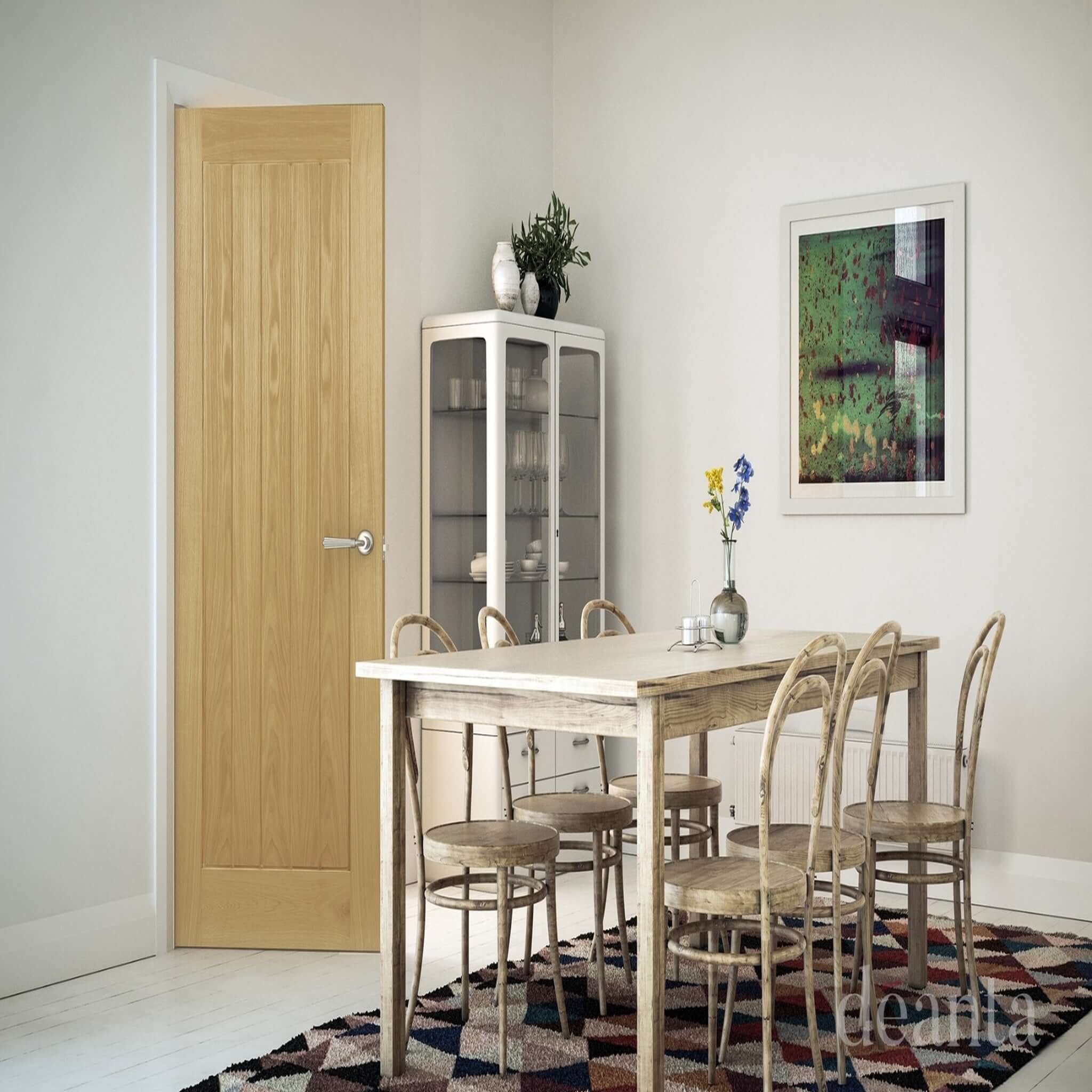 Bespoke Mexicana Ely Internal Oak Fire Door - Image 3