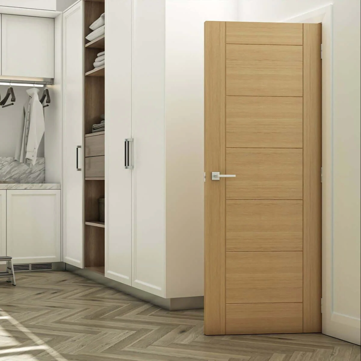 Bespoke Seville Prefinished Oak Internal Door - Image 4