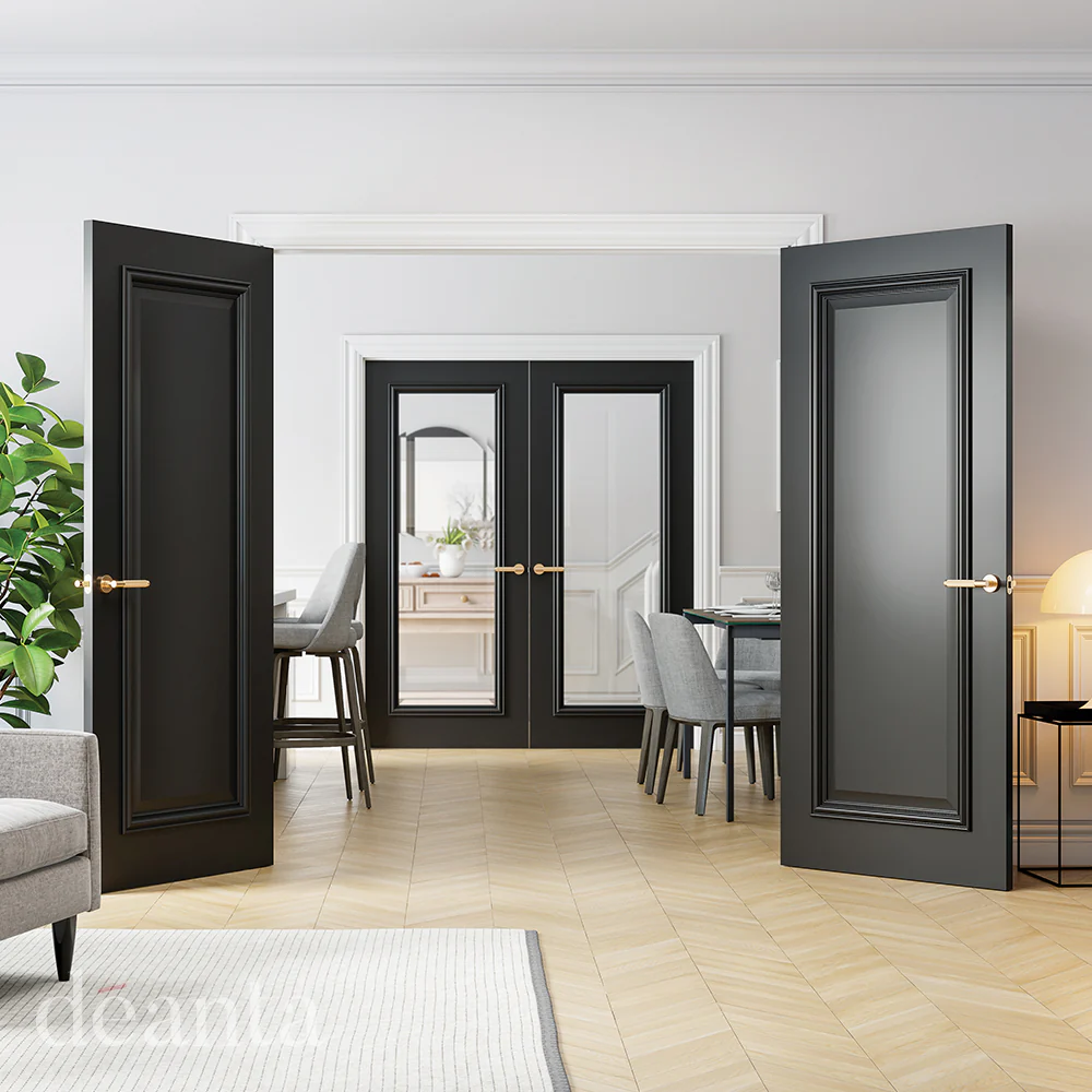Blenheim Black Prefinished Door - Image 2