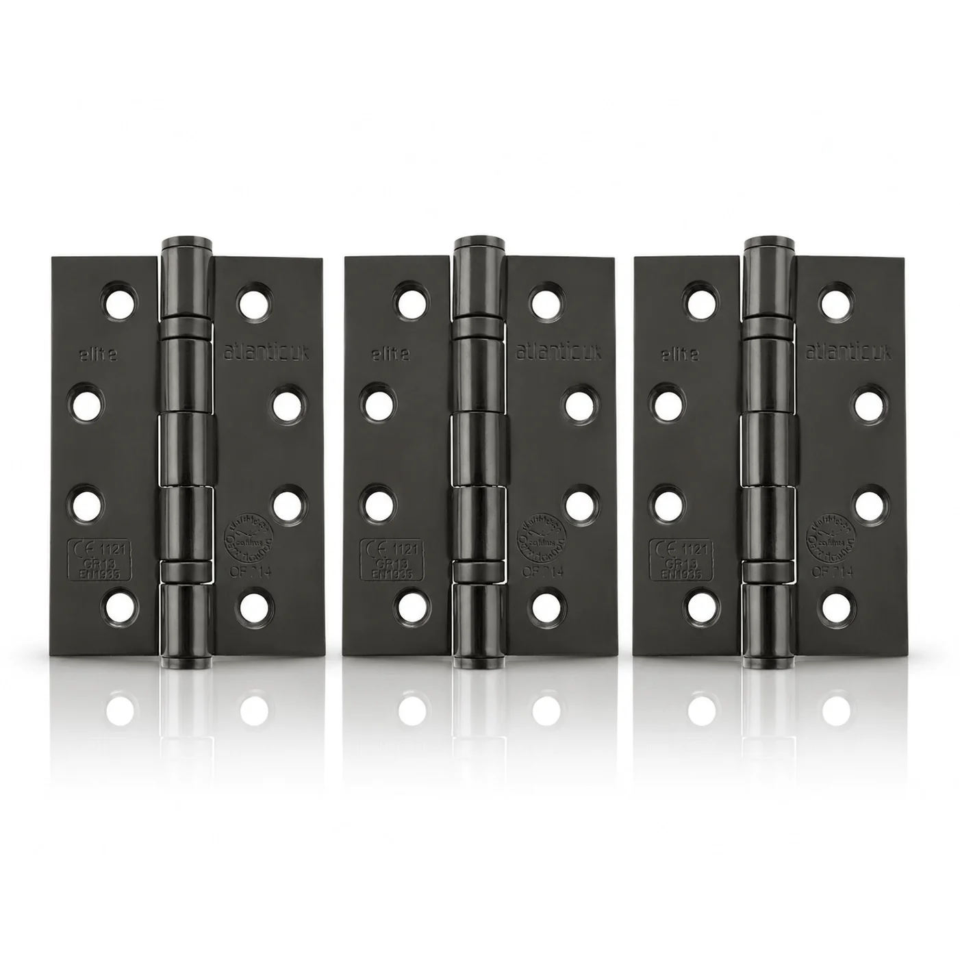 Fire Rated Butt Hinges 4" x 3" - 3 Pack - Image 3