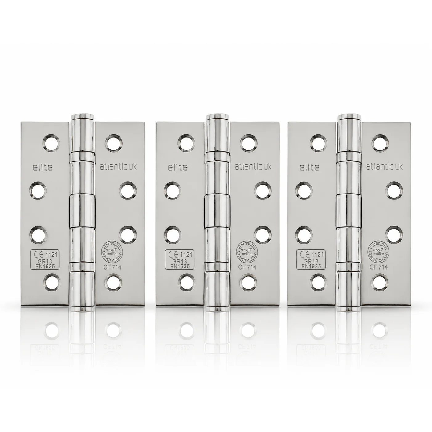 Fire Rated Butt Hinges 4" x 3" - 3 Pack - Image 7
