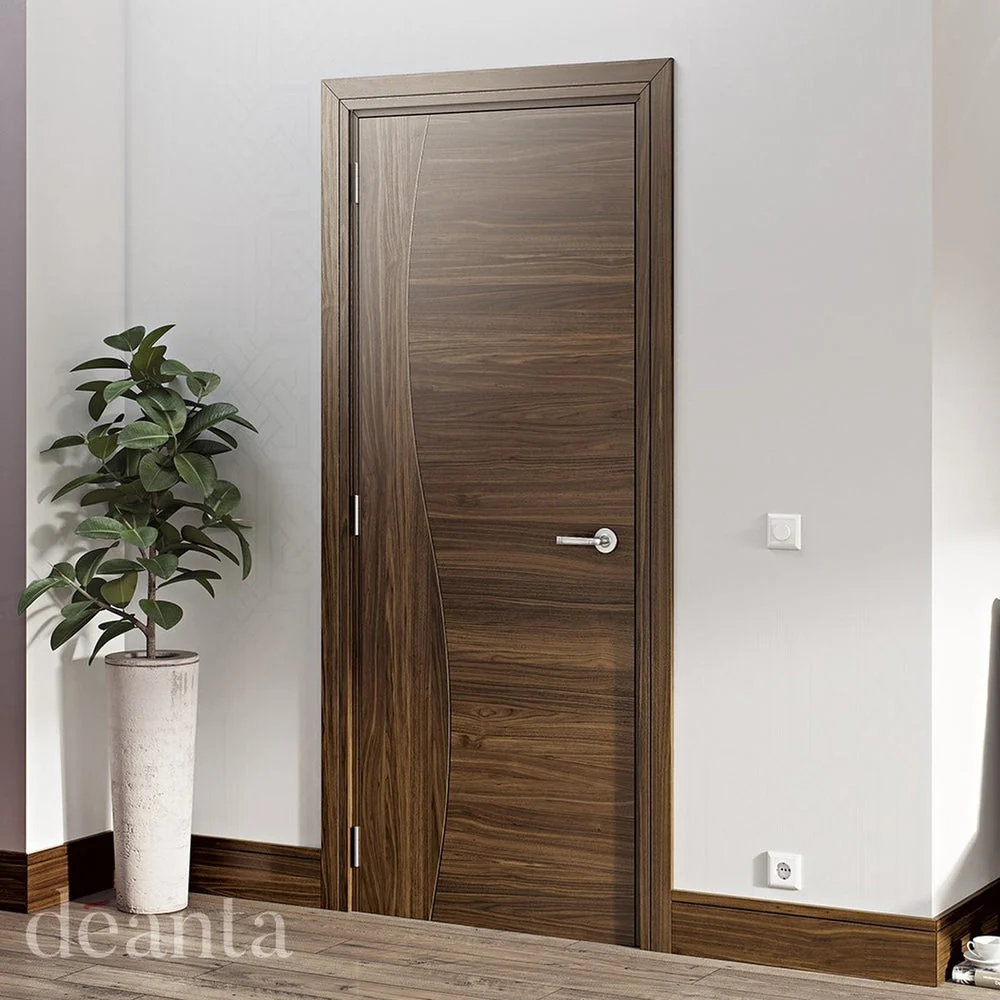 Cadiz Prefinished Walnut Fire Door - Image 3