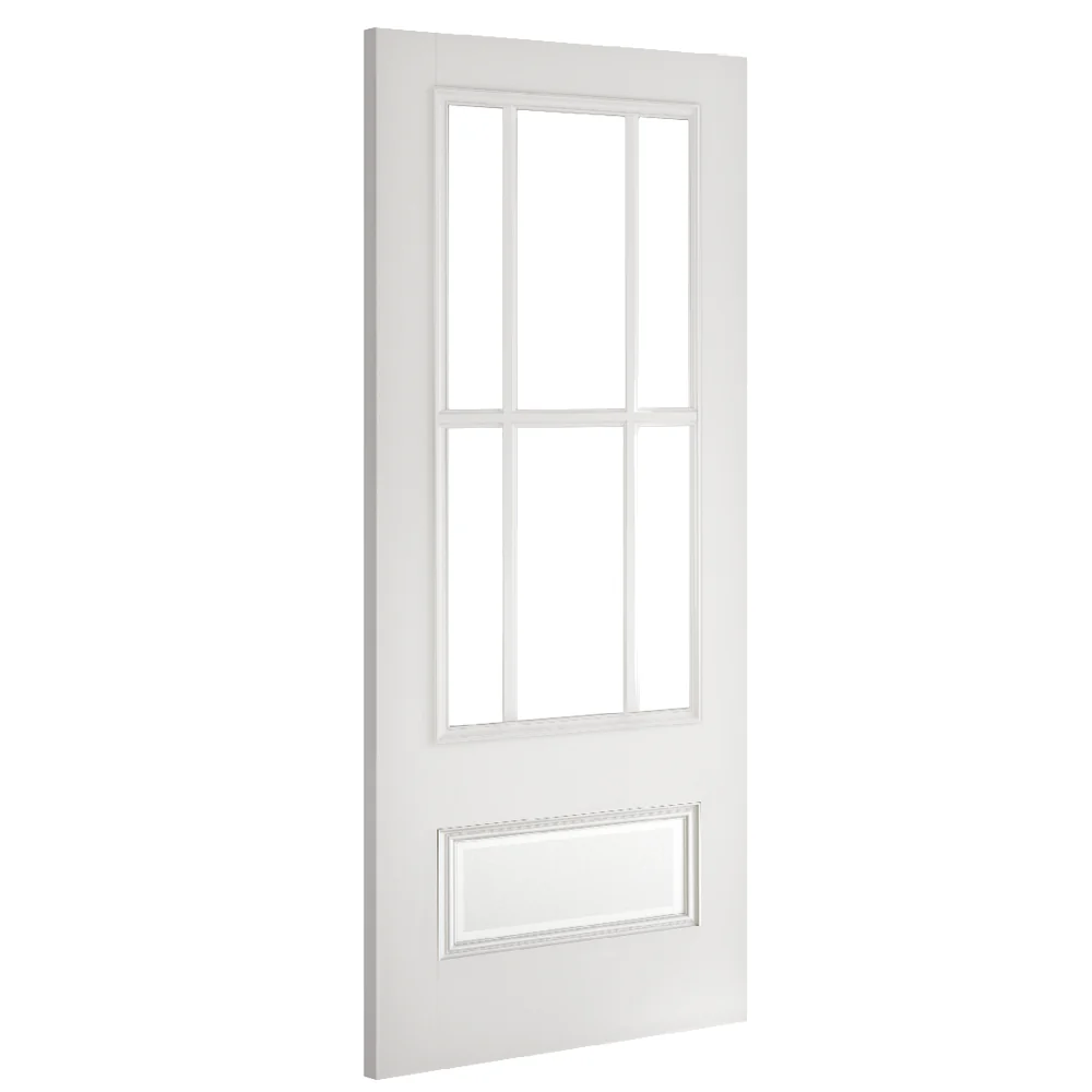 Canterbury Internal White Primed Glazed Door - Image 2
