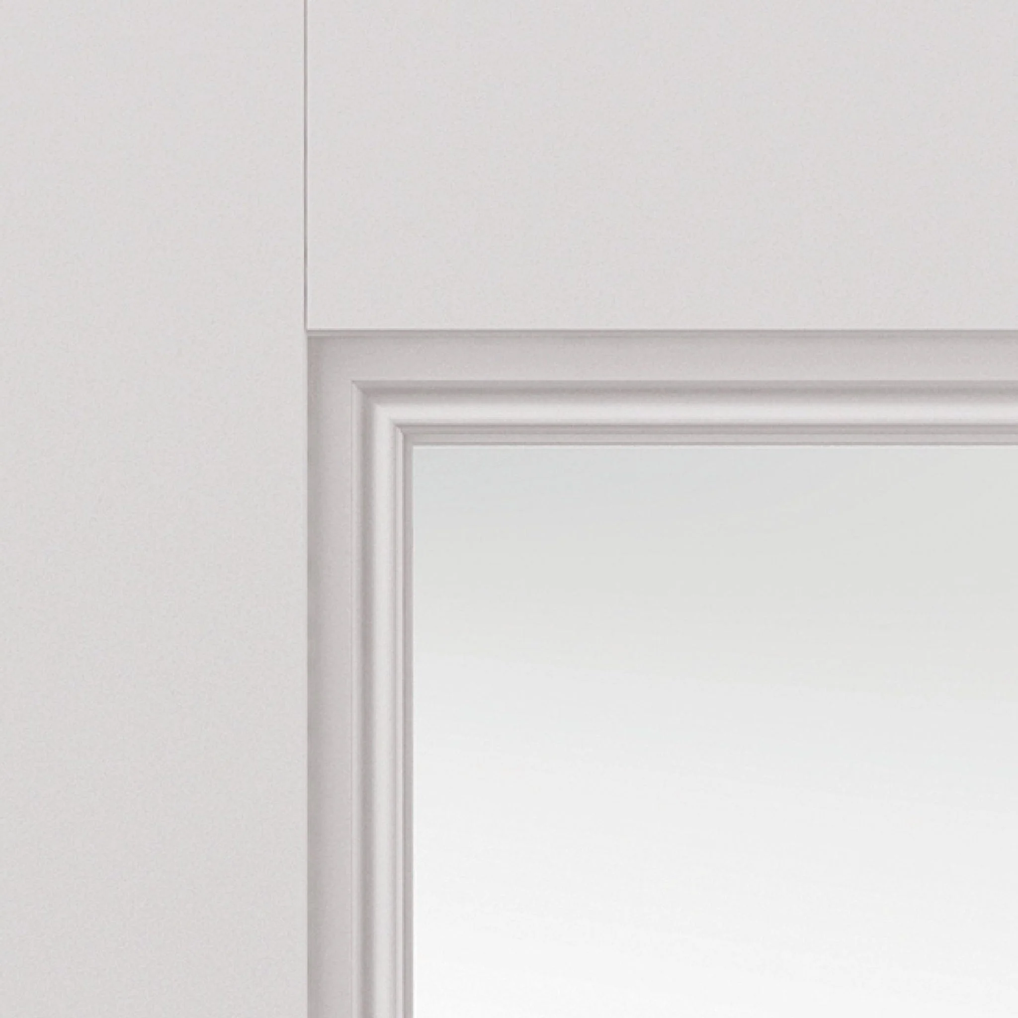 Catton White Primed Clear Glazed Internal Door - Image 4