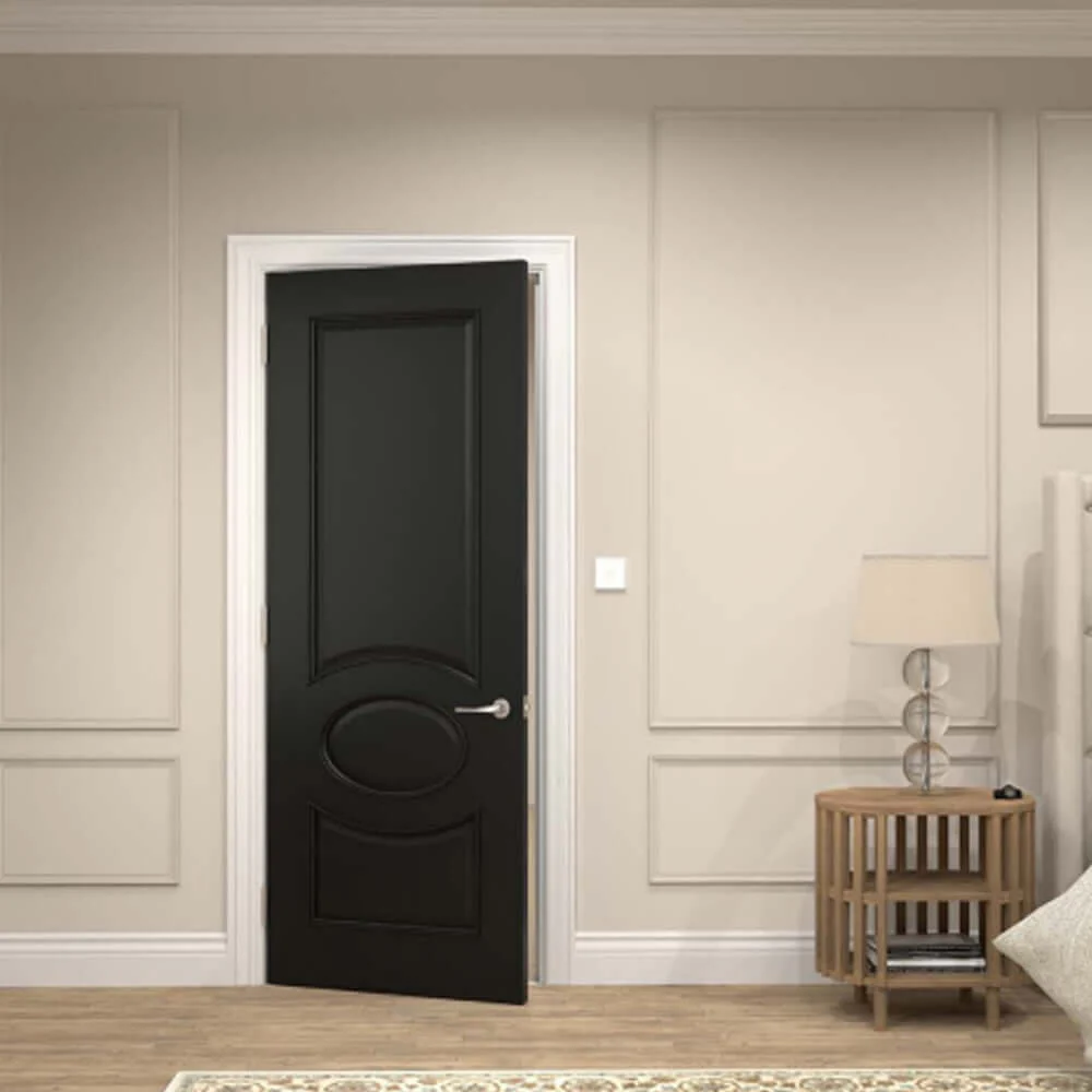Clarendon Black Prefinished FD30 Fire Door - Image 3