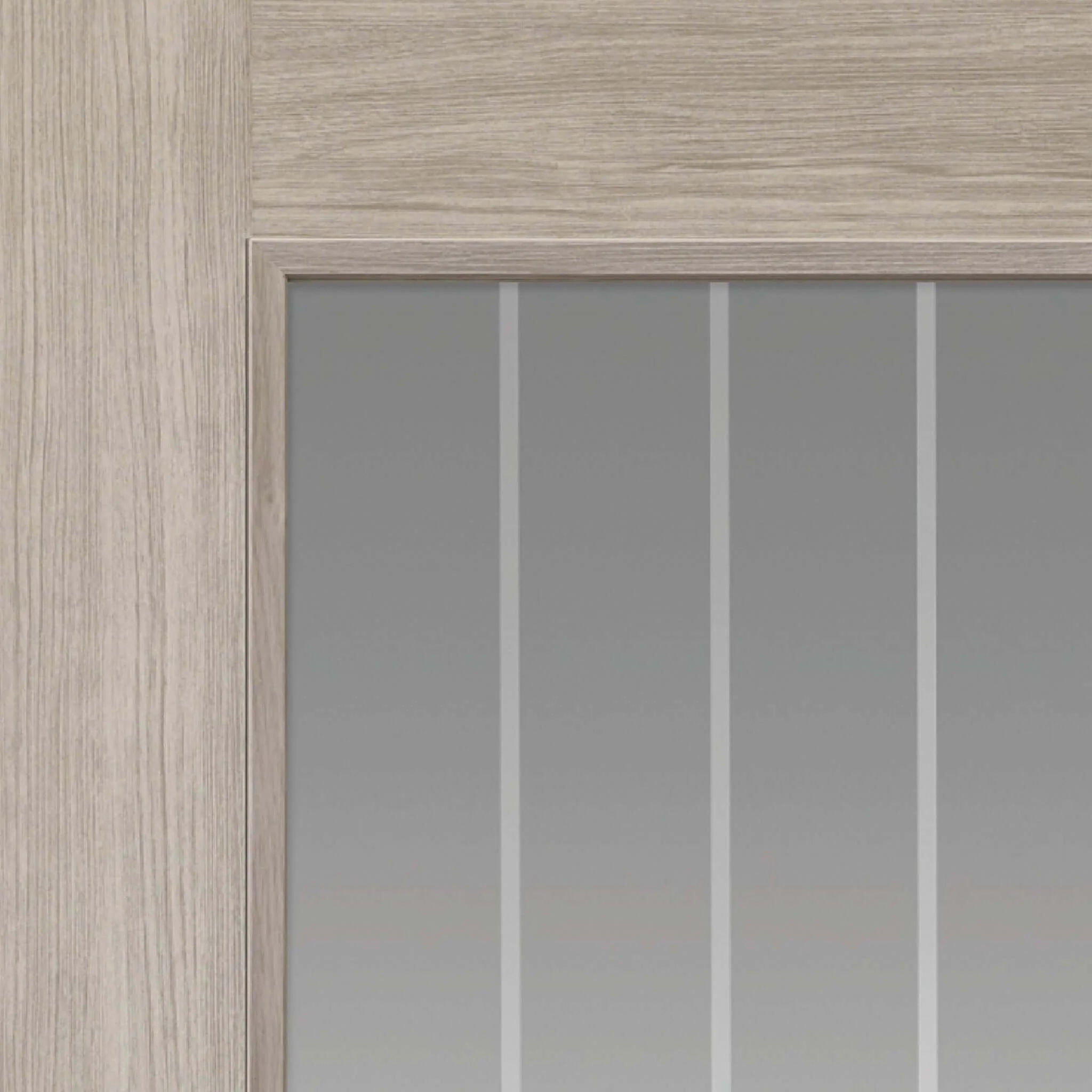 Colorado Light Grey Glazed Laminate Internal Door - Image 4