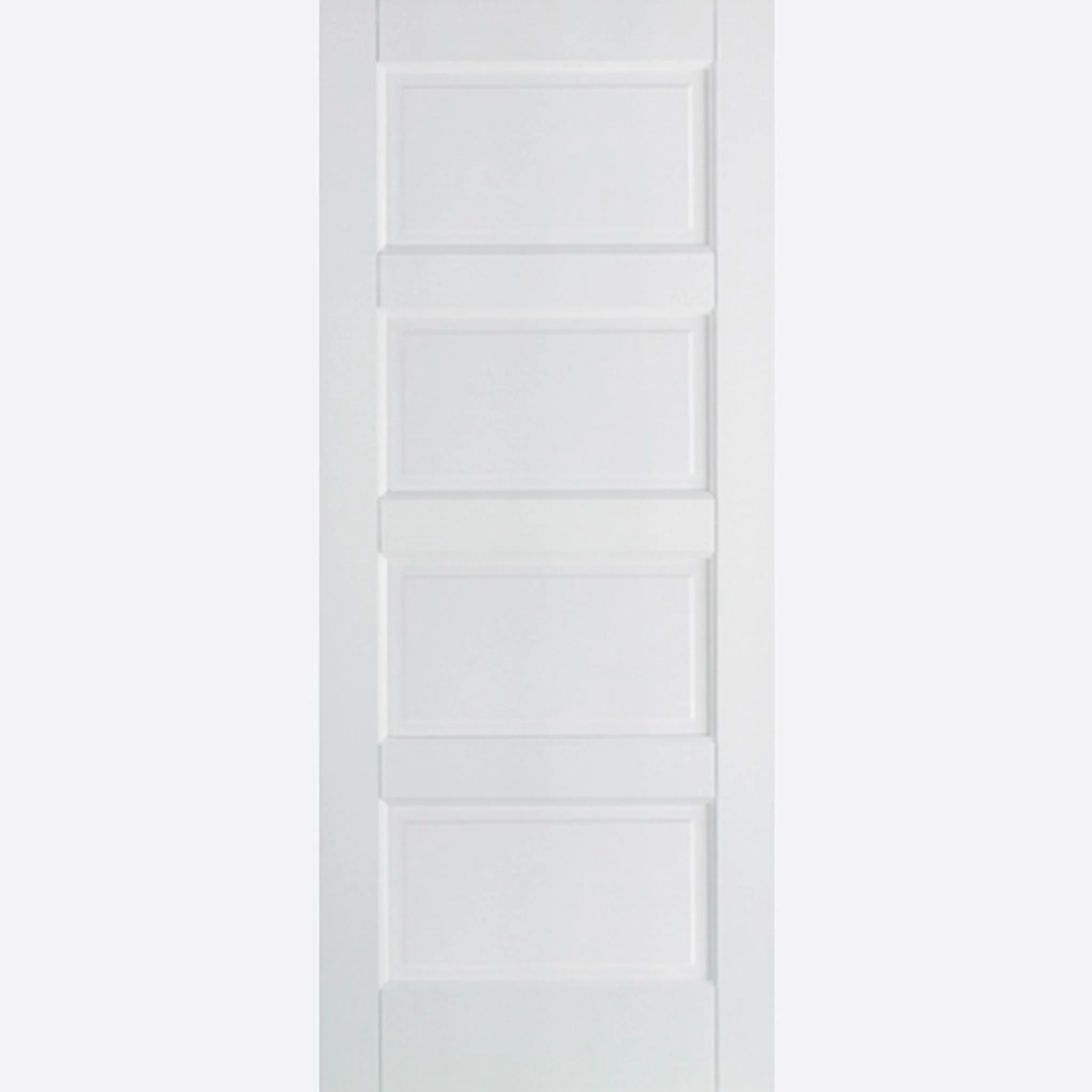 Contemporary 4 Panel White Primed Fire Door
