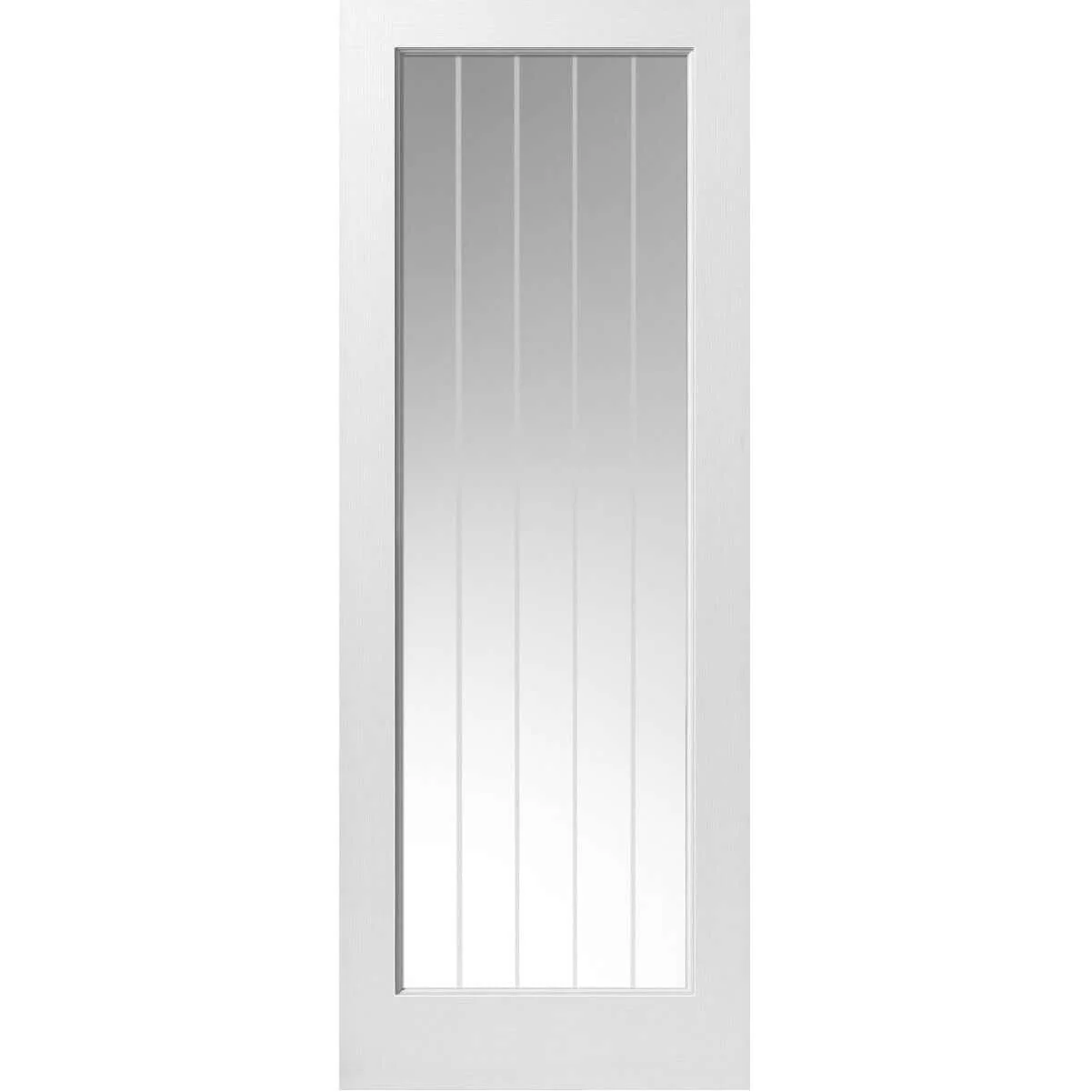 Cottage 1 Light White Primed Glazed Internal Door