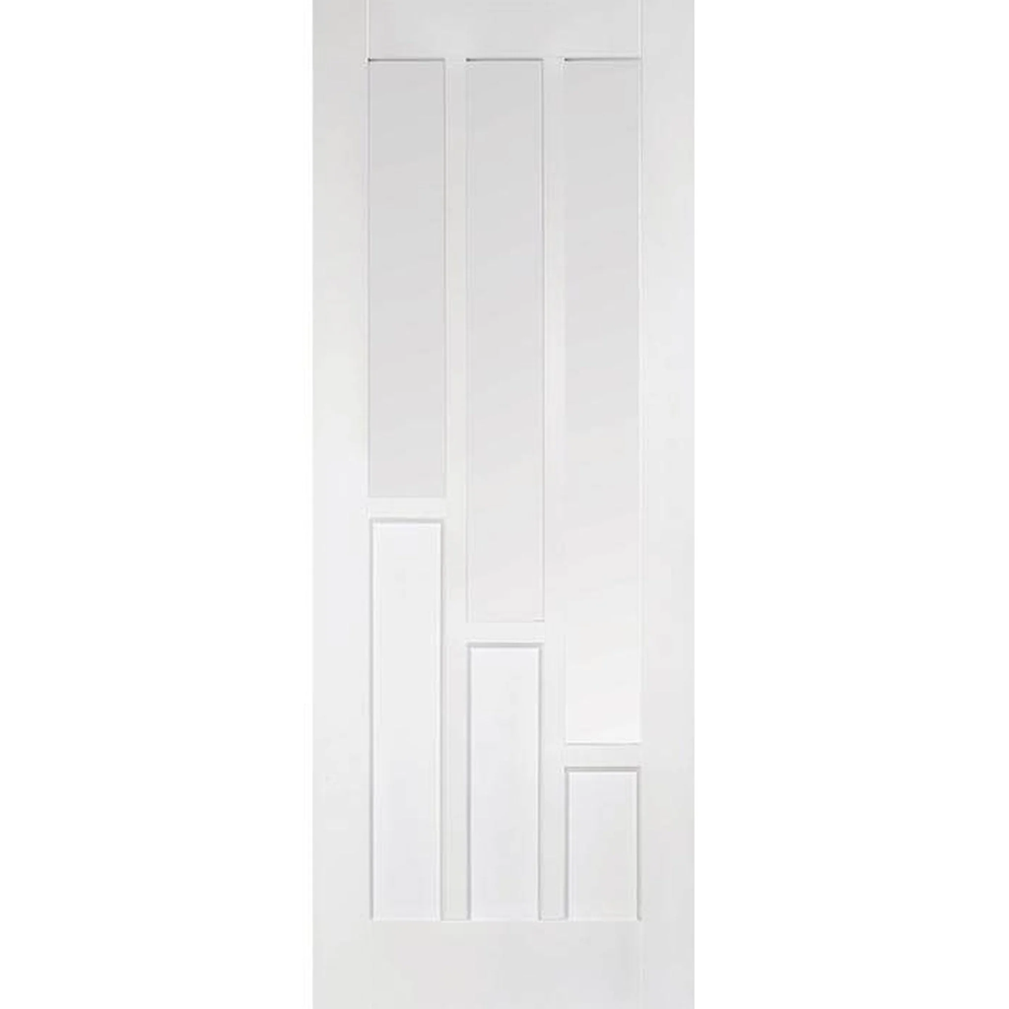 Coventry White Primed Clear Glazed 6 Panel Internal Door
