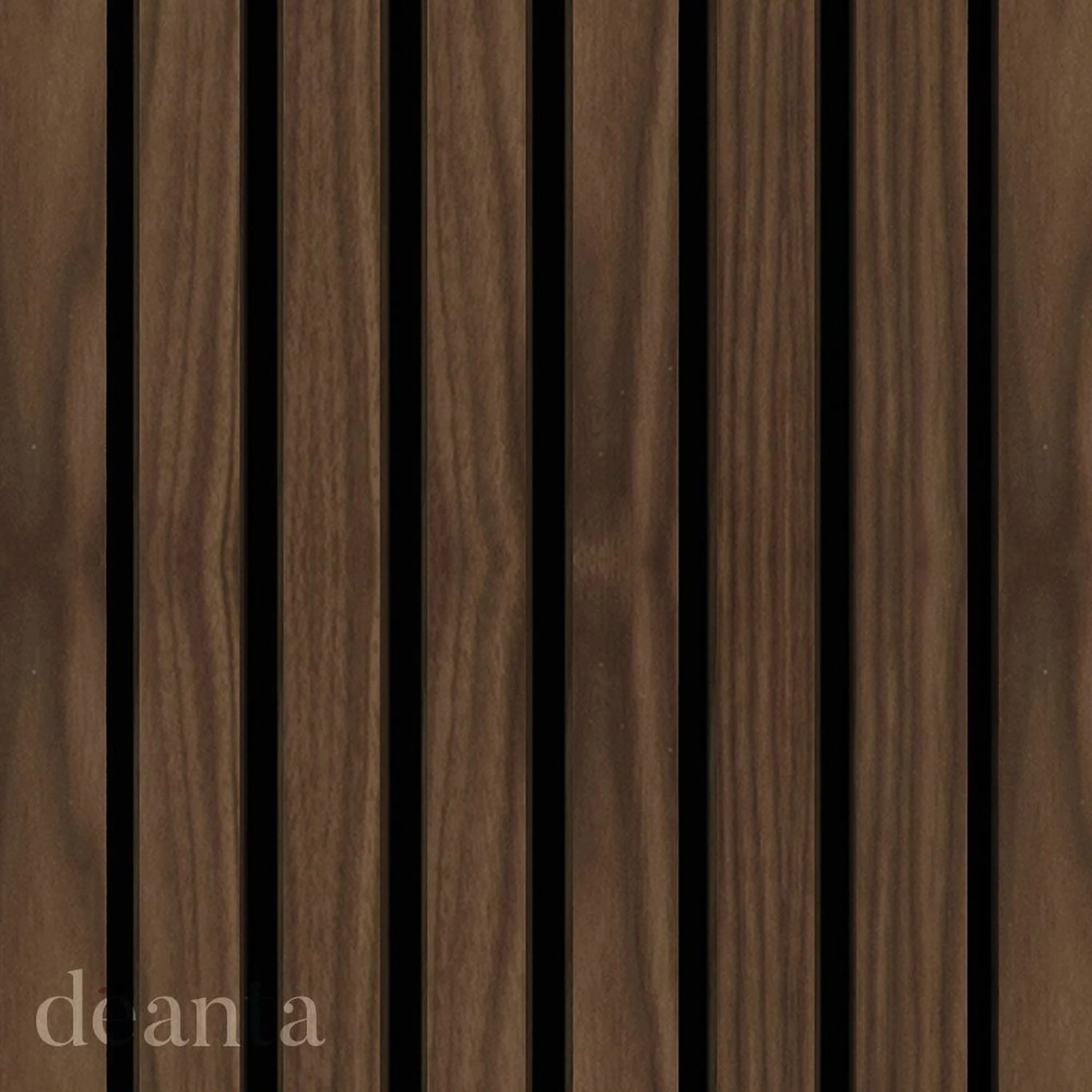 Deanta Acoustic Wall Panelling Walnut Plus - Image 2