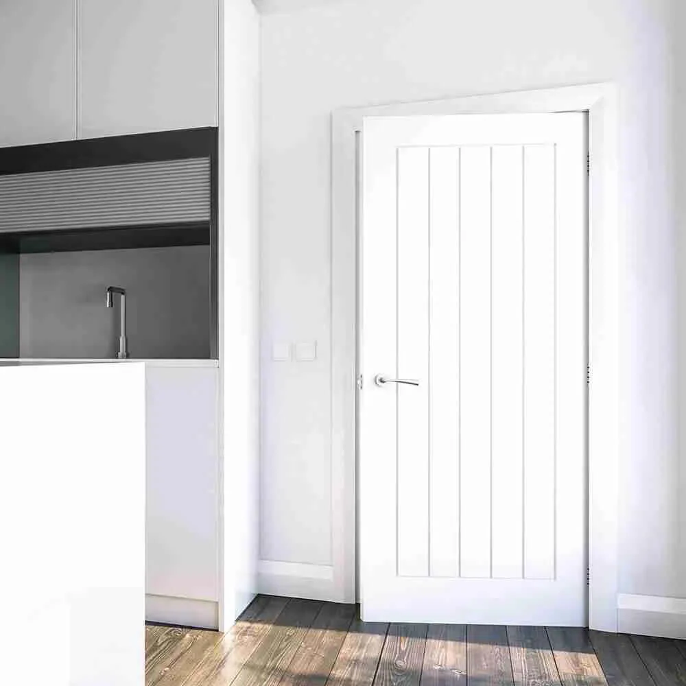 Deanta Ely White Primed FD60 Fire Door - Image 3