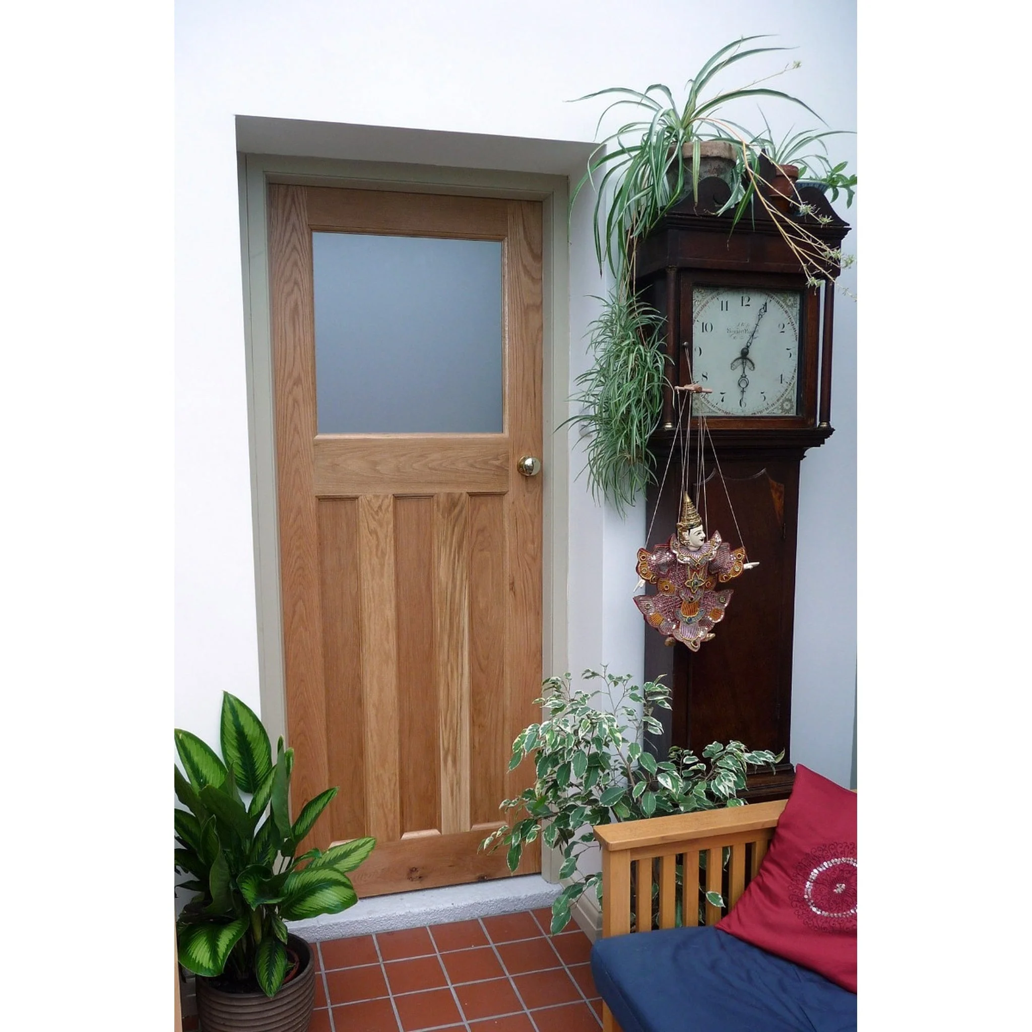 DX30 1930's Style Oak Glazed Door - Image 3