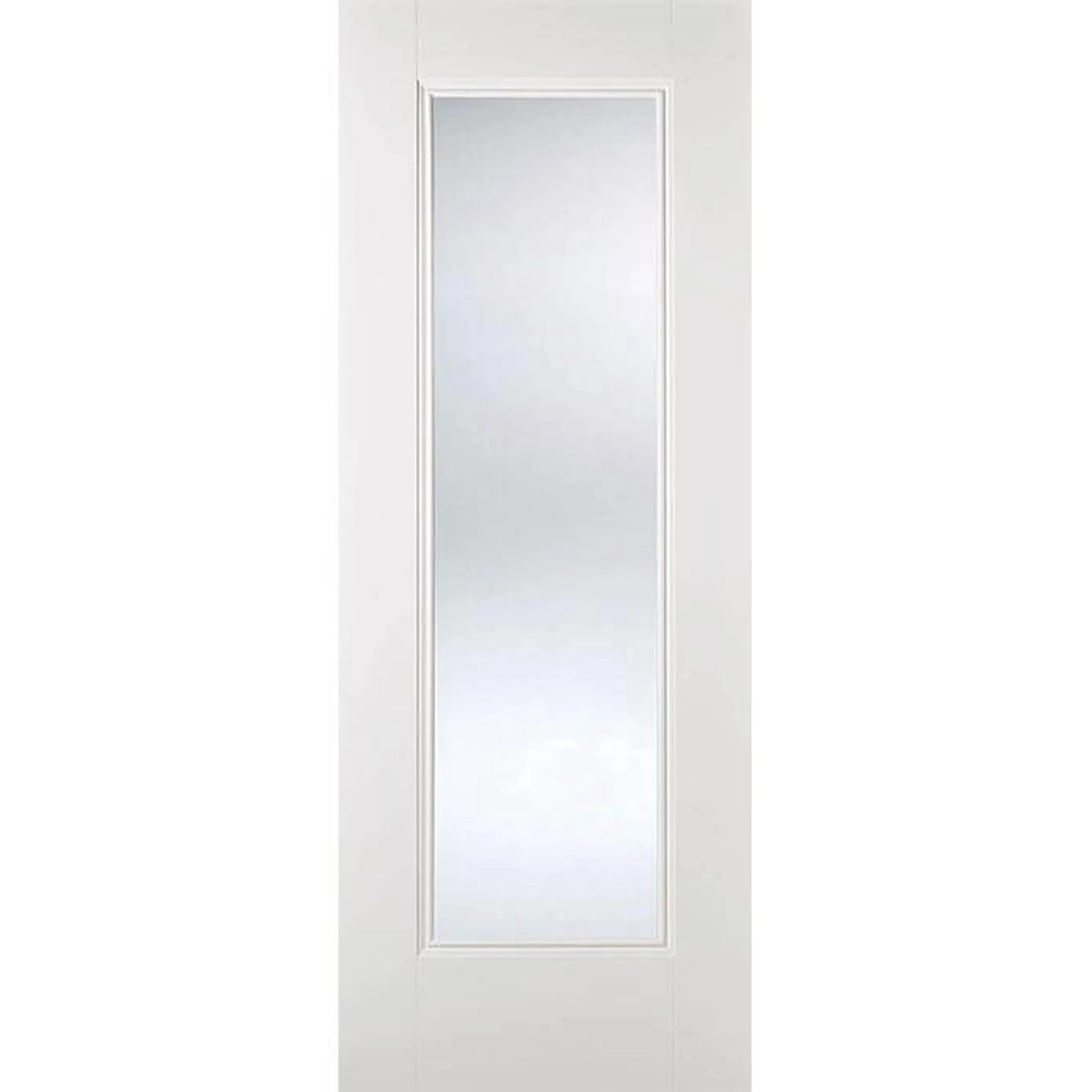 Eindhoven White Primed 1 Panel Glazed Internal Door