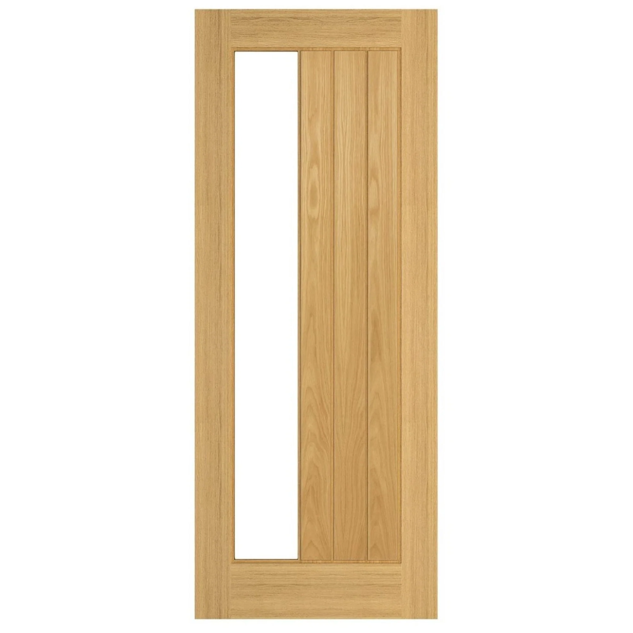 Ely Prefinished Oak 1SL Glazed Internal Door