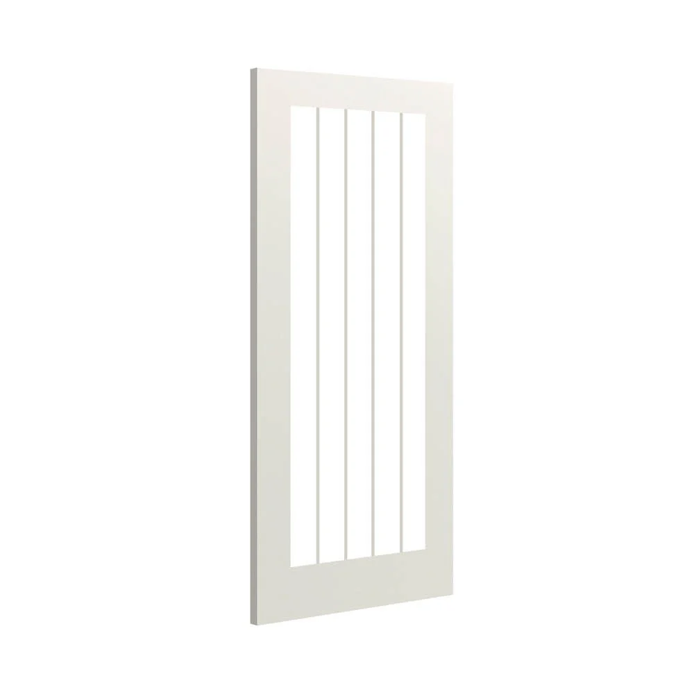 Ely White Primed 1L Glazed Internal Door - Image 2