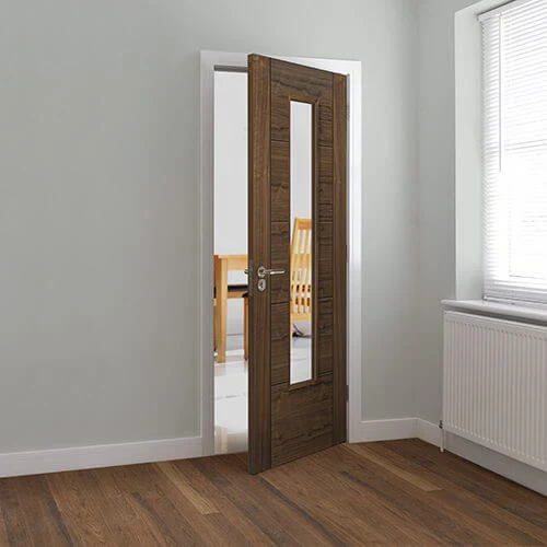 Emral Walnut Glazed Prefinished Internal Door - Image 2