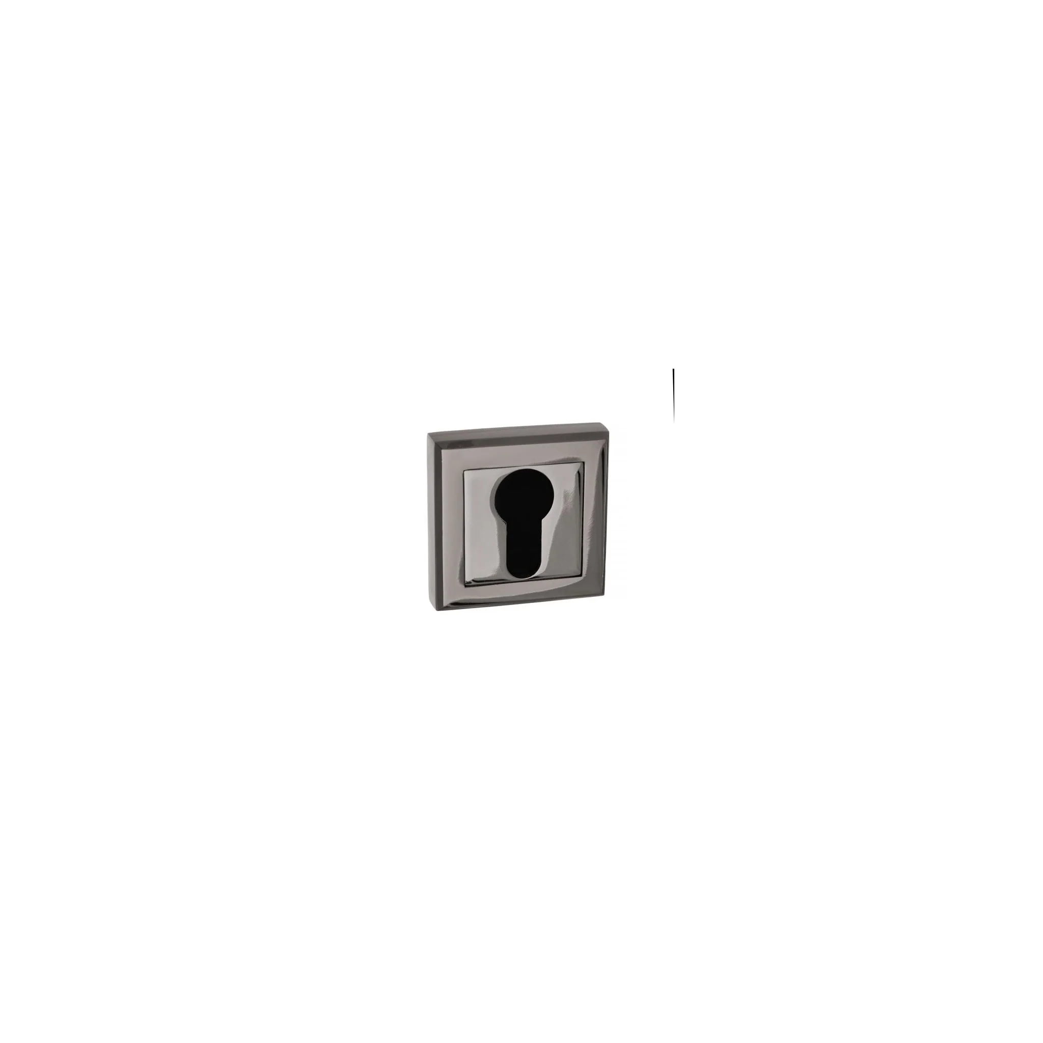 Euro Escutcheon Pair On Square Rose
