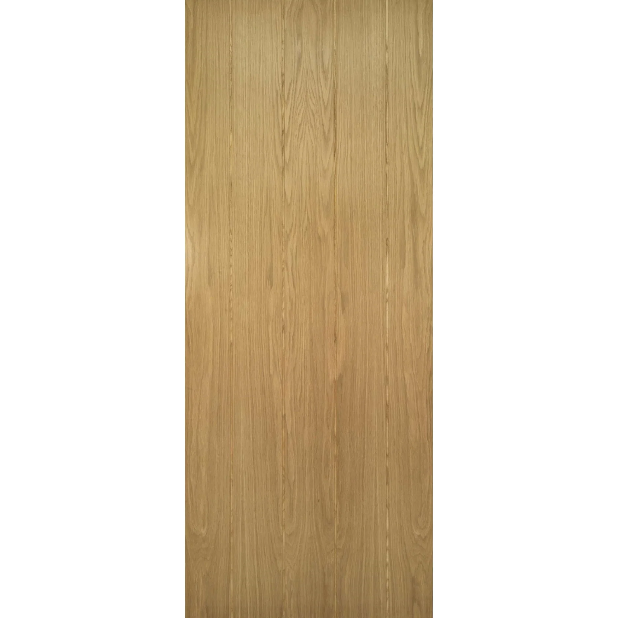 Galway Vertical Panel Oak Fire Door