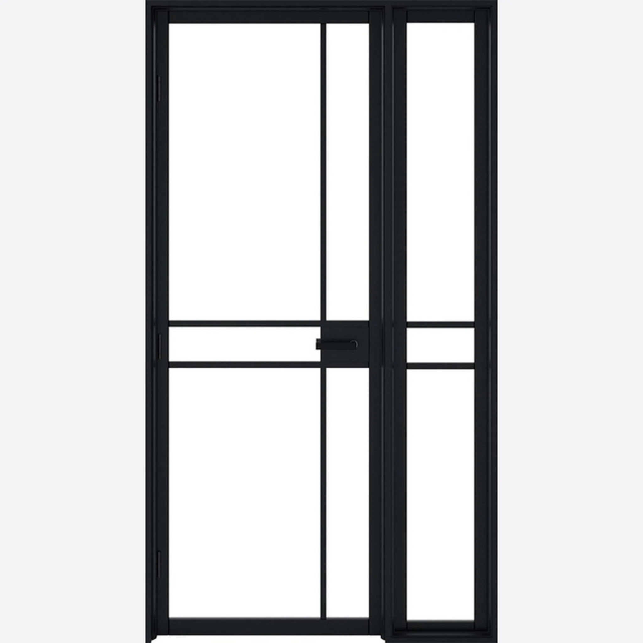 Greenwich W6 Black Prefinished Sidelight - Image 2