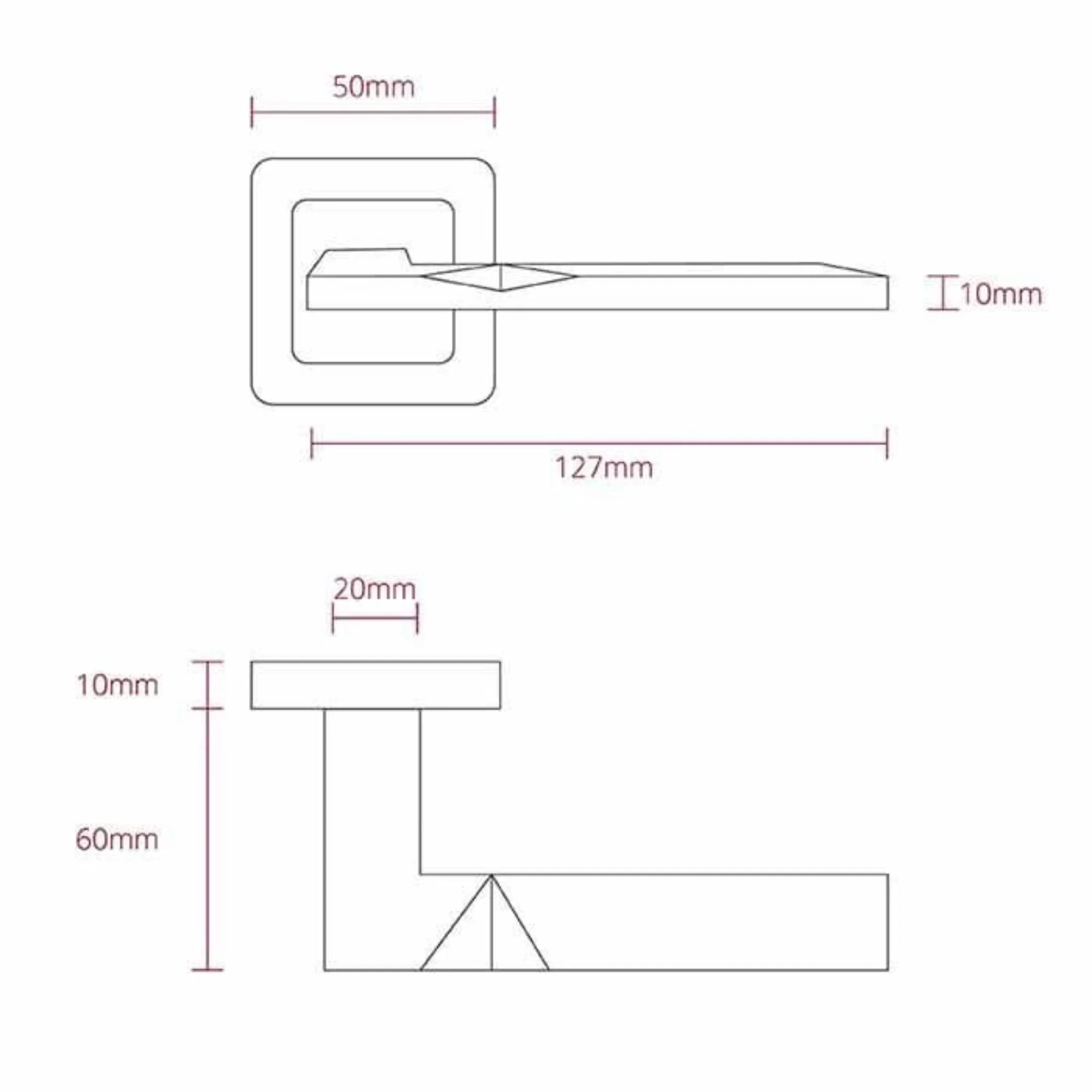 Hadrian Door Lever - Image 4