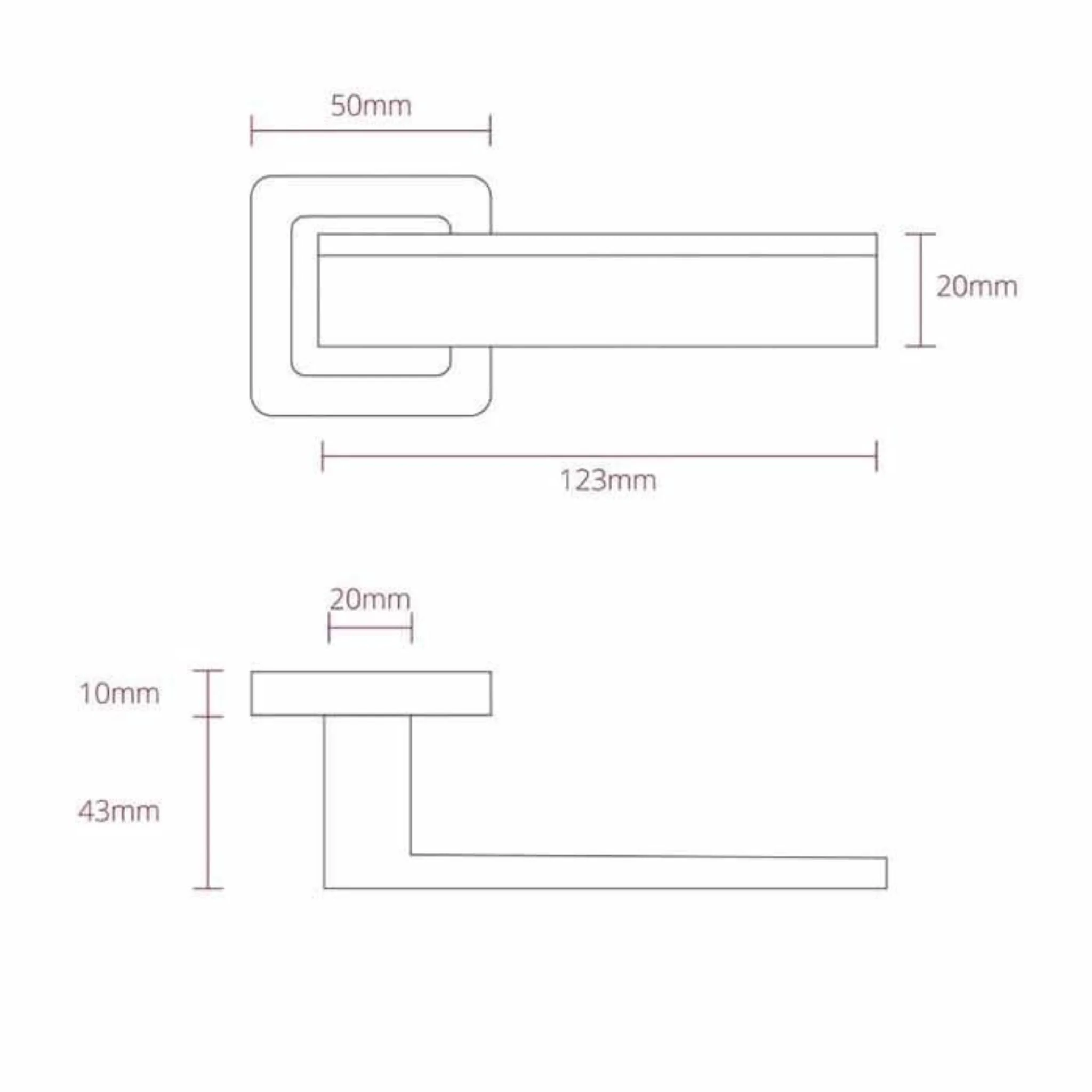 Invictus Door Lever - Image 3