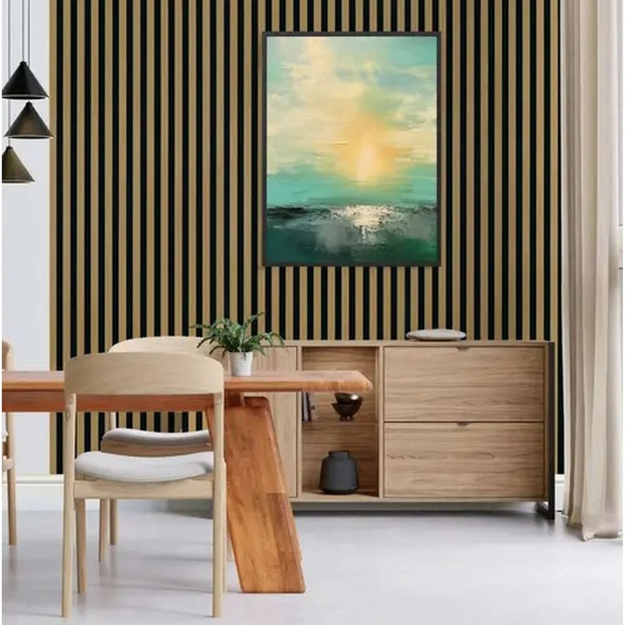 JB Kind Oak Laminate Acoustic Wall Panel
