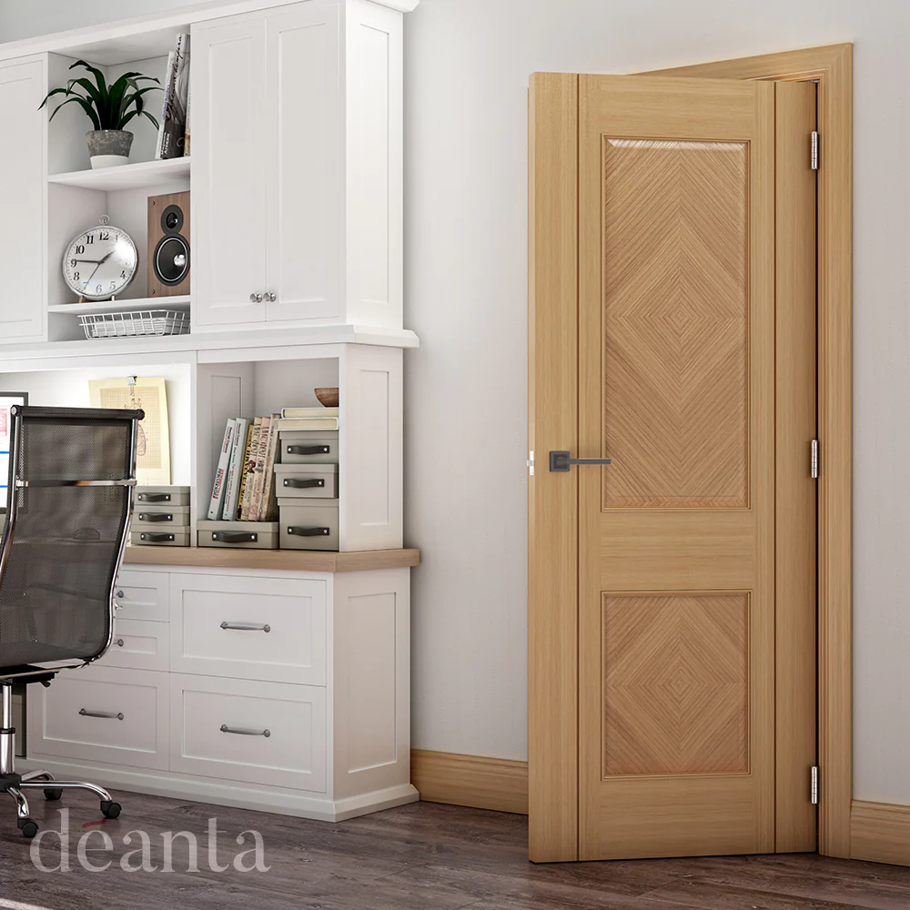 Kensington Prefinished Oak Fire Door - Image 3