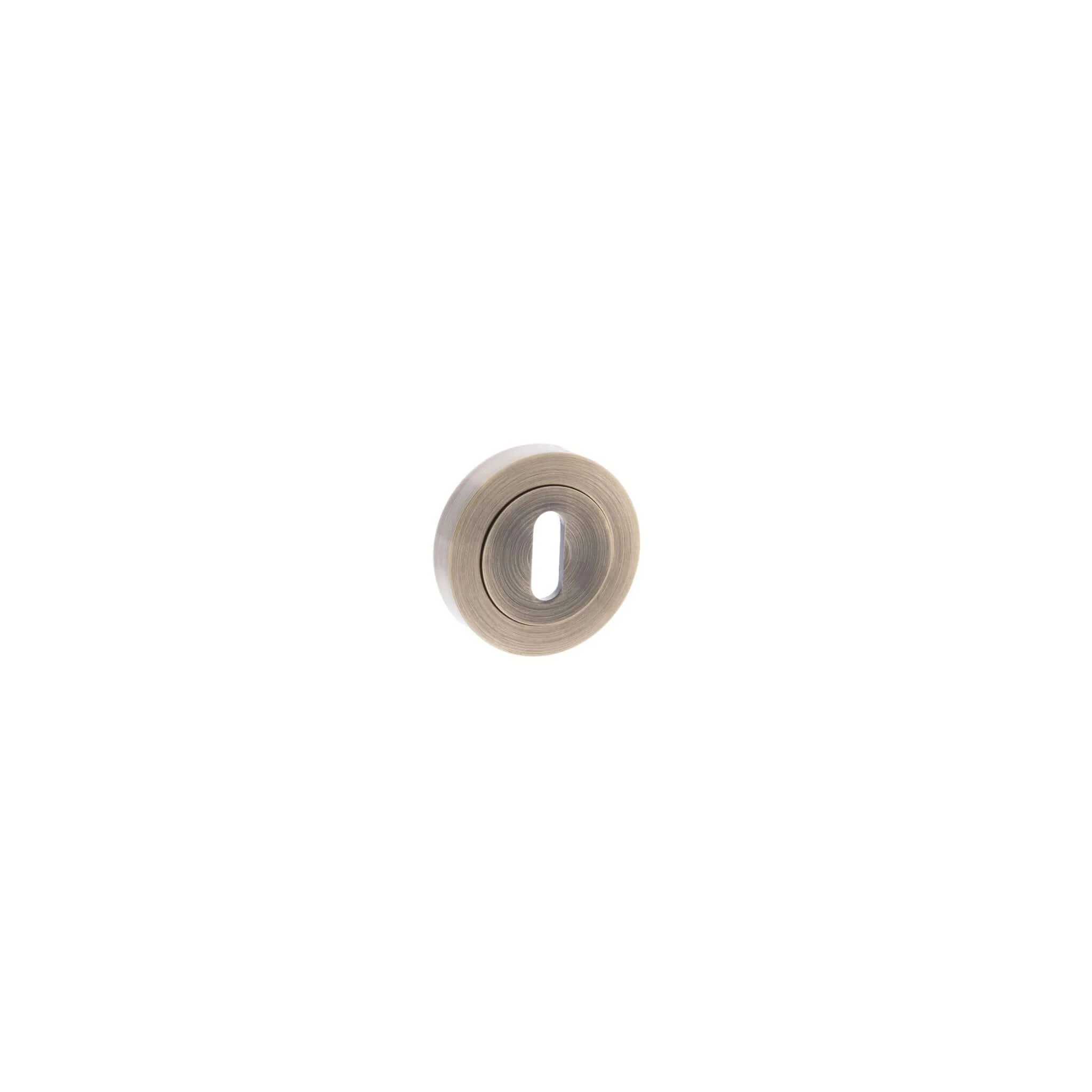 Key Escutcheon Pair On Round Rose