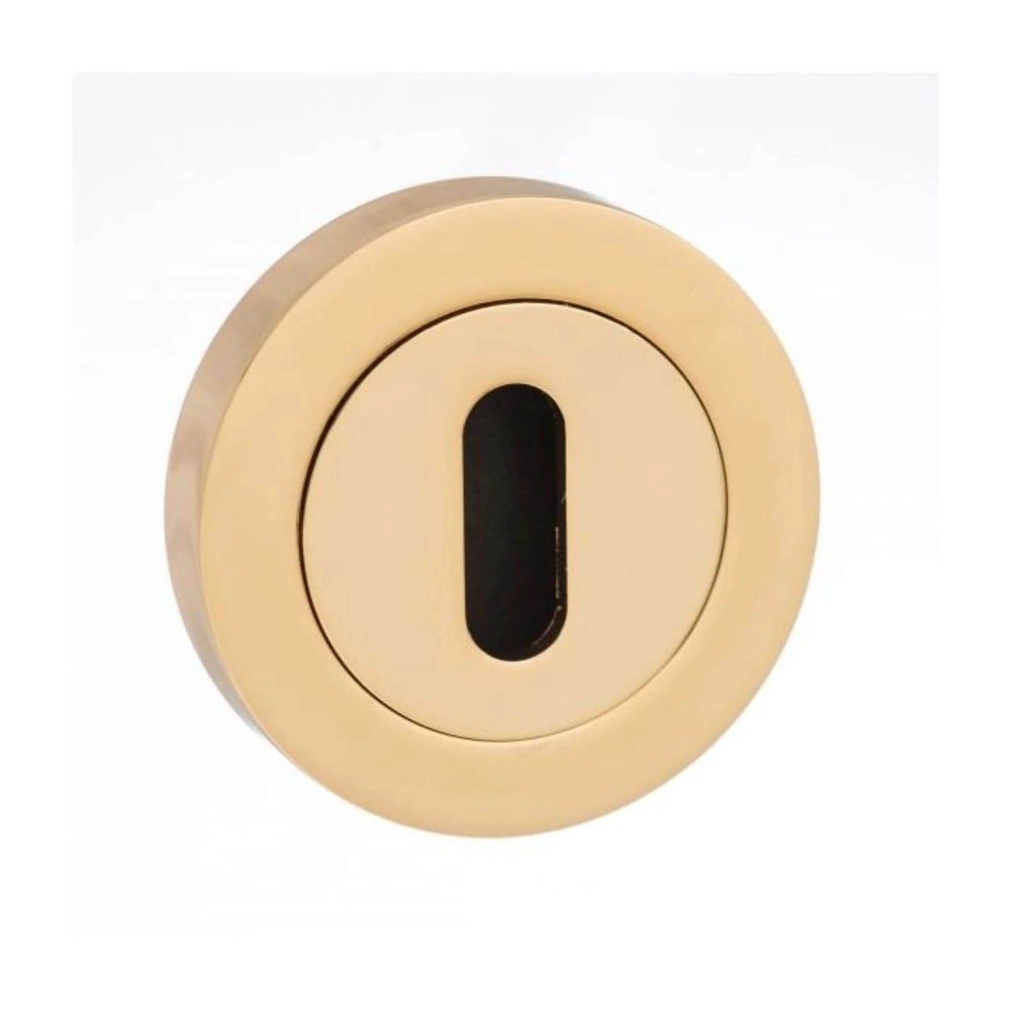 Key Escutcheon Pair On Round Rose - Image 8
