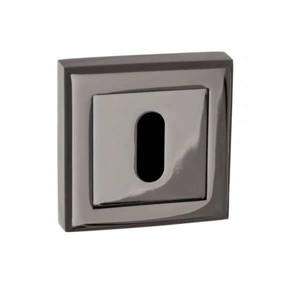 Key Escutcheon Pair On Square Rose - Image 2