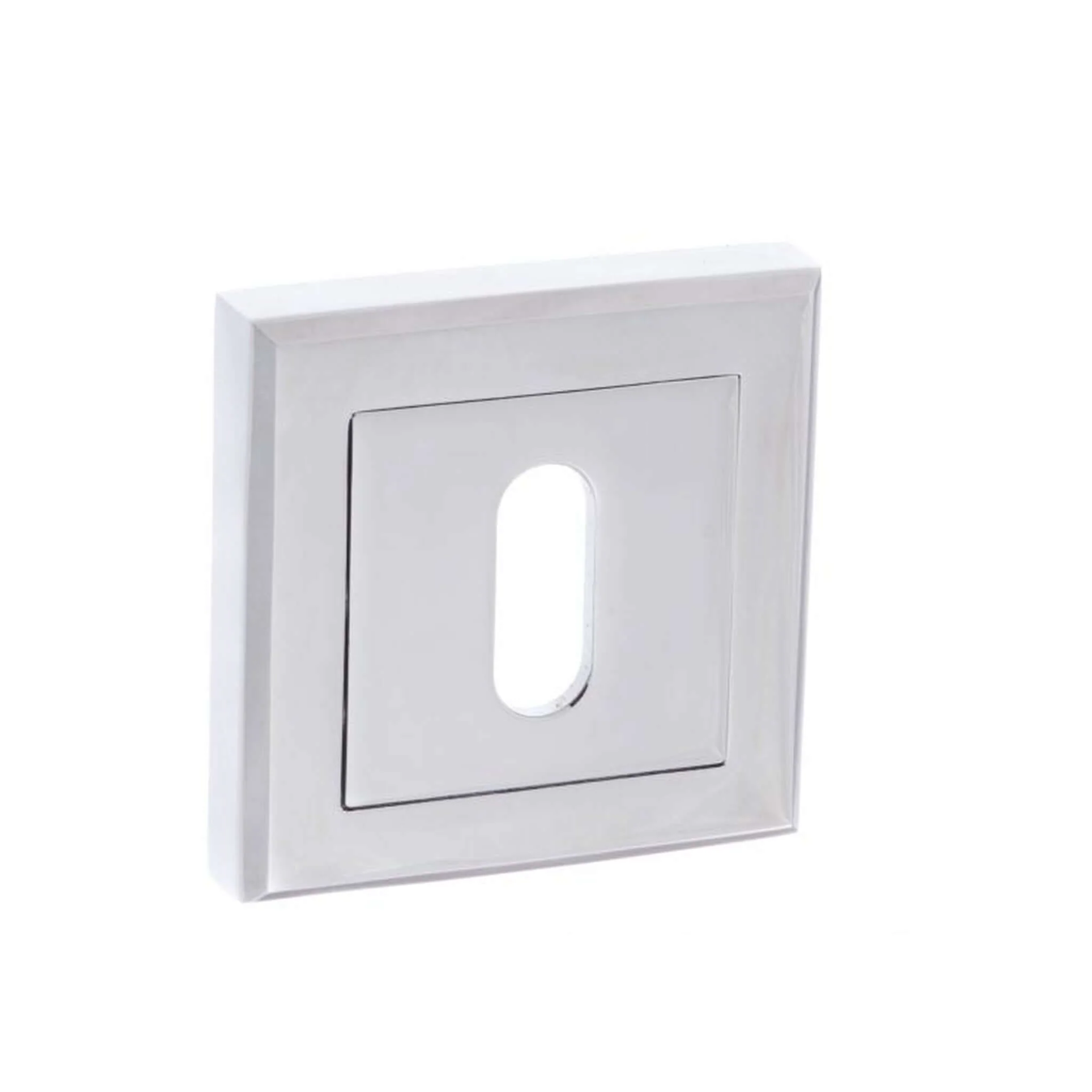 Key Escutcheon Pair On Square Rose - Image 4