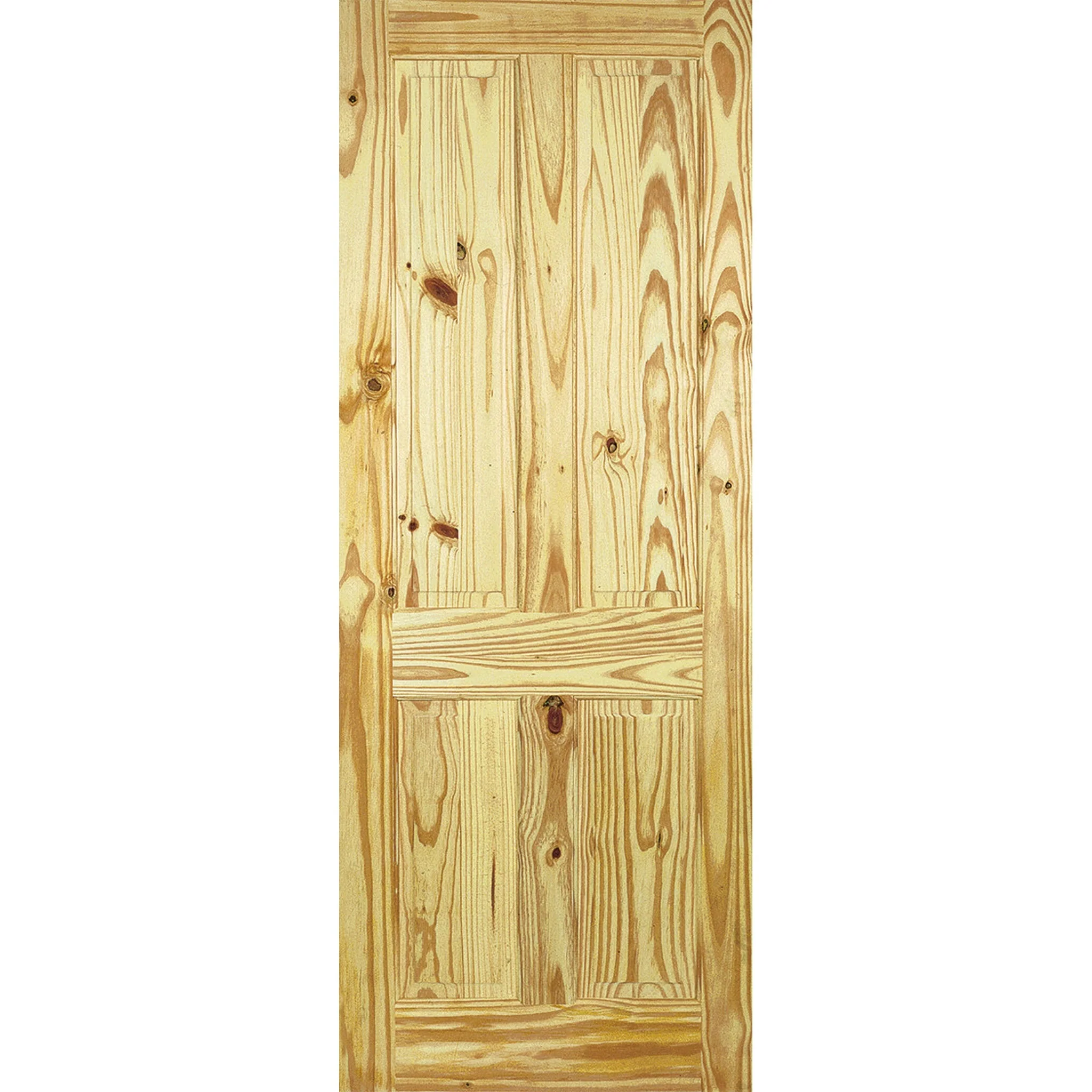 Knotty Pine 4 Panel Internal Door