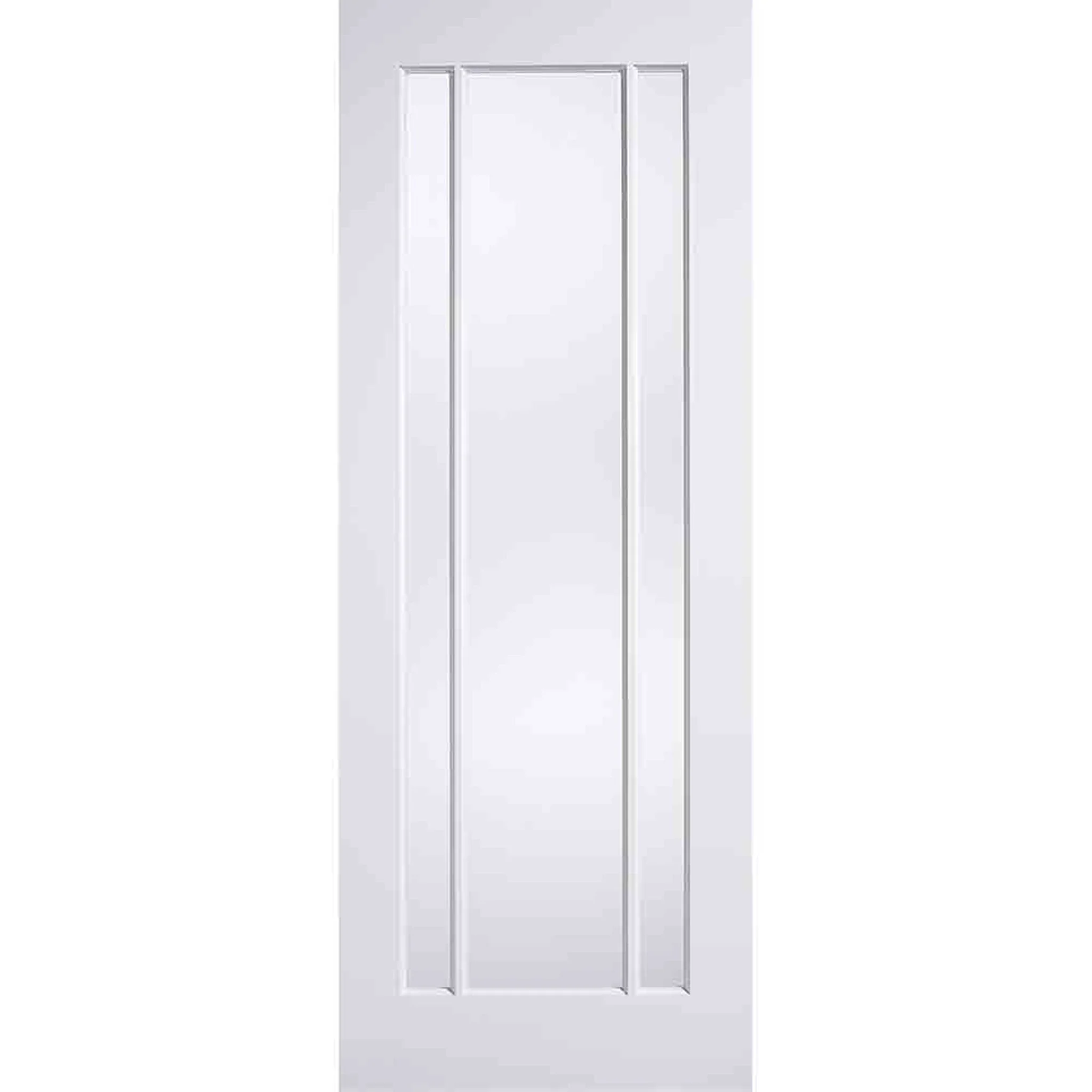 Lincoln 3 Panel Glazed White Primed Door