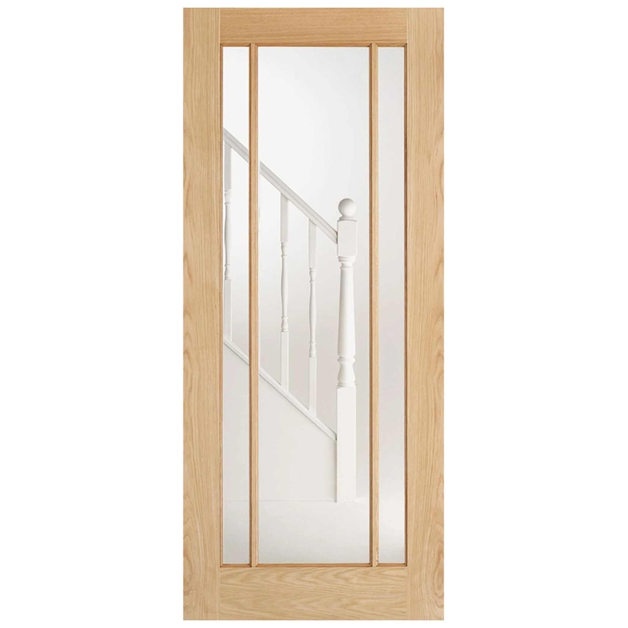 Lincoln Glazed Oak French Door