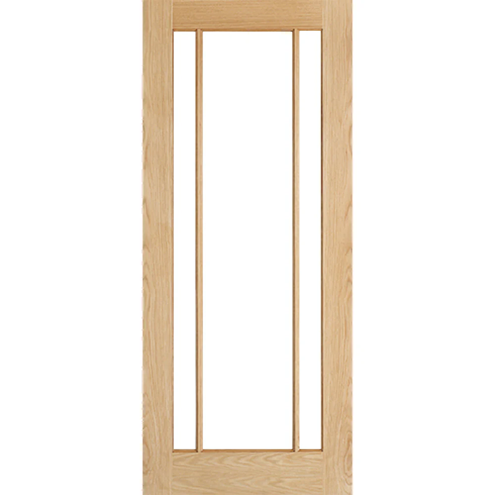 Lincoln Prefinished Glazed Oak Door