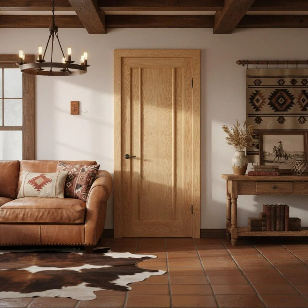 Lincoln Prefinished Oak FD30 Fire Door - Image 2