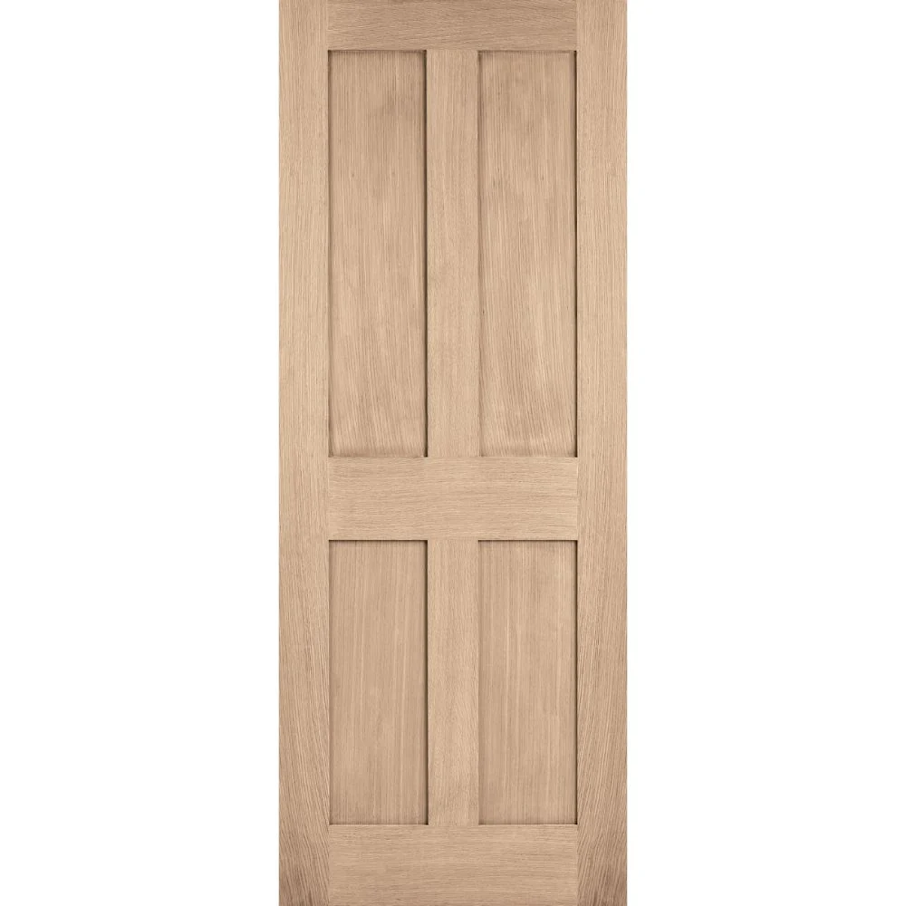 London Flat 4P Prefinished Oak FD30 Internal Fire Door