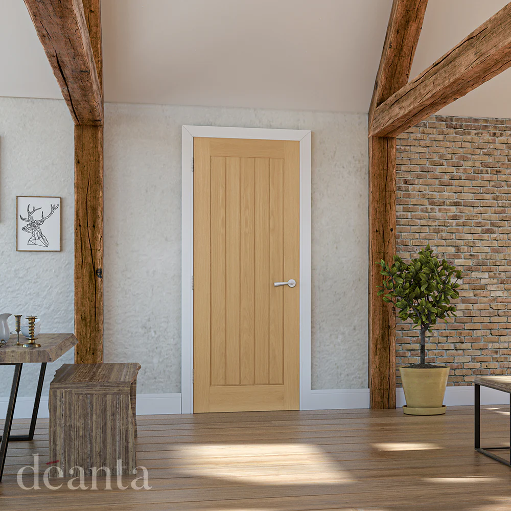 Mexicana Ely Internal Oak Fire Door - Image 3