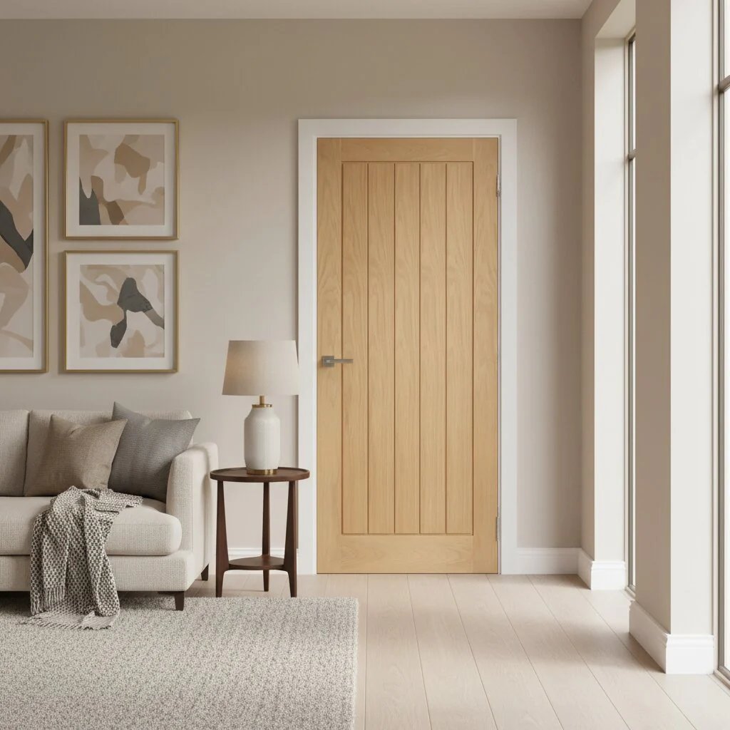 Mexicano Engineered Prefinished Oak Door - Image 2