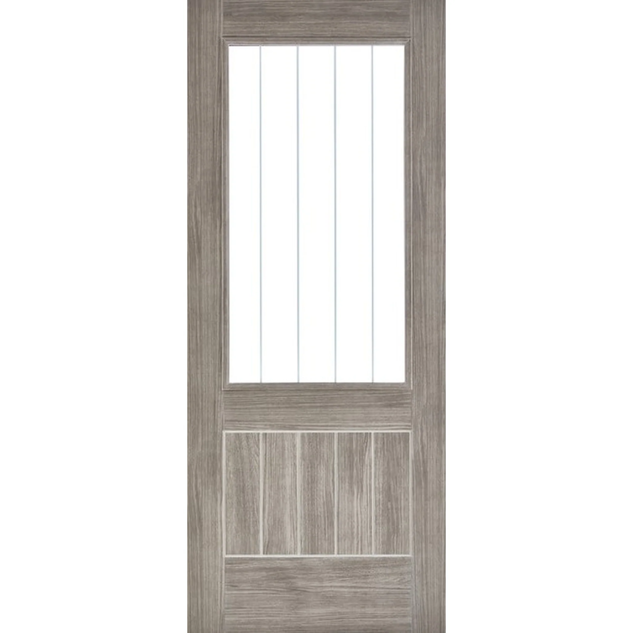 Mexicano Light Grey Laminated Glazed Internal Door