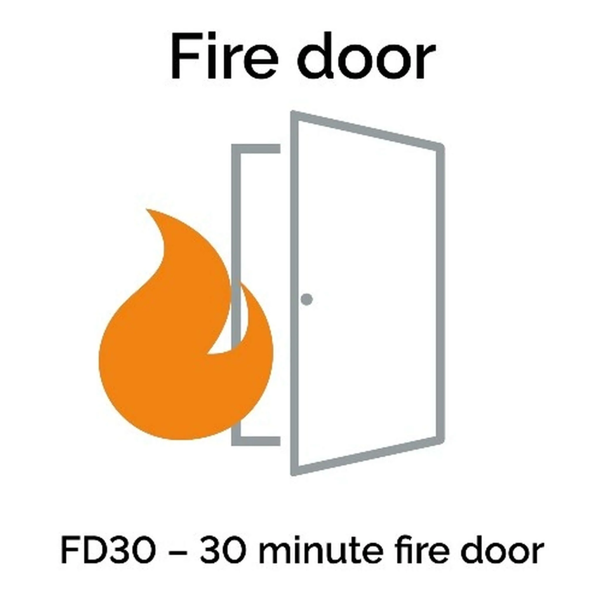 Mistral Prefinished Oak FD30 Internal Fire Door - Image 4